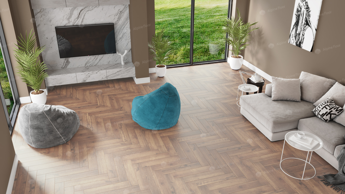 Кварцвинил Alpine Floor Parquet Premium Eco 19-2 Дуб Royal