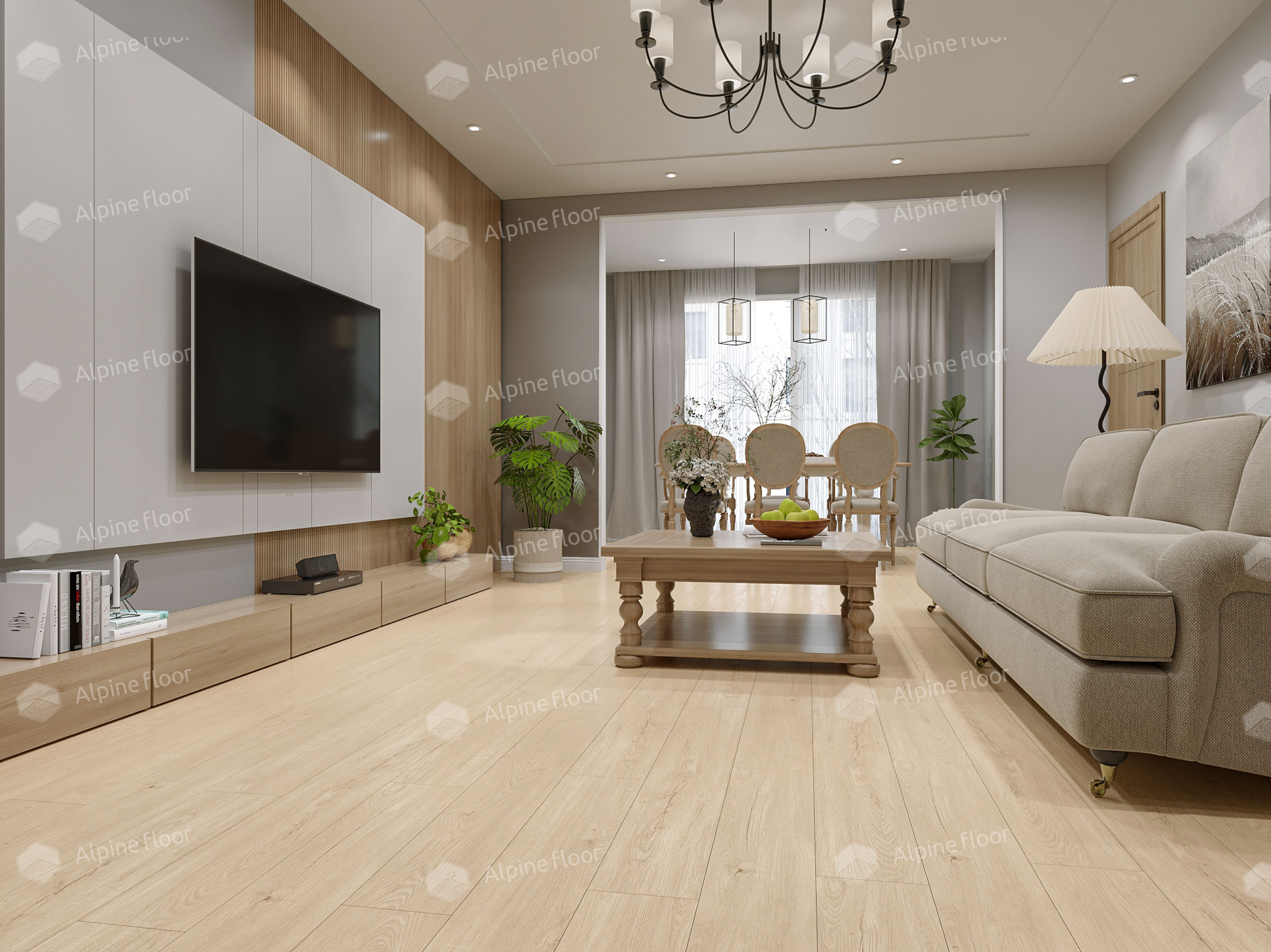 Кварцвинил Alpine Floor Sequoia Spc Еco 6-10 Секвойя Классик
