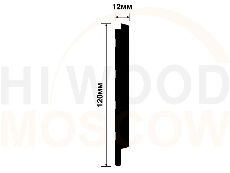 Декоративная панель HIWOOD  LV127 BR395