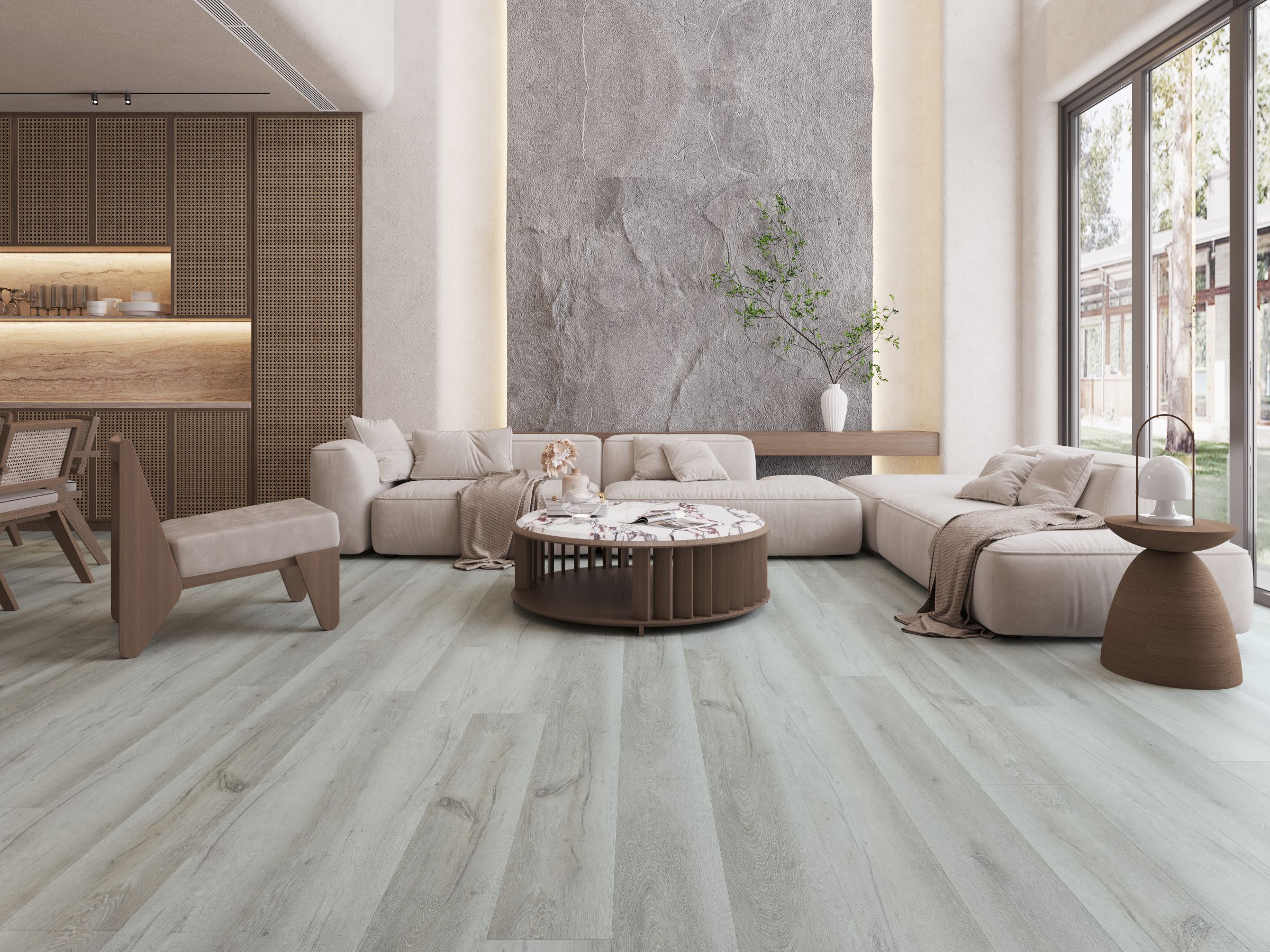Кварцвинил AceFloor Ace Home Collection 1513-2 Дуб Серебряный
