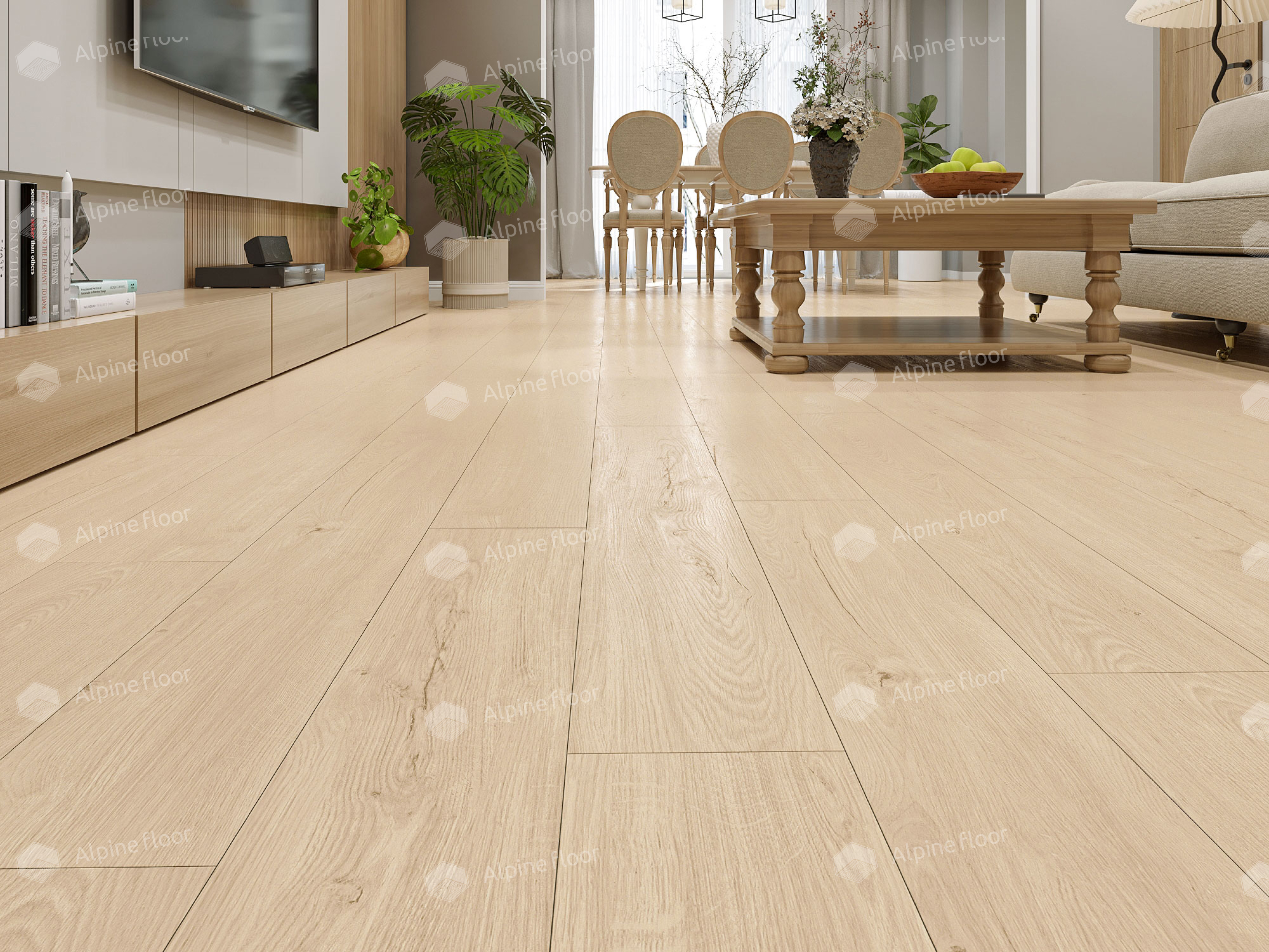 Кварцвинил Alpine Floor Sequoia Spc Еco 6-10 Секвойя Классик