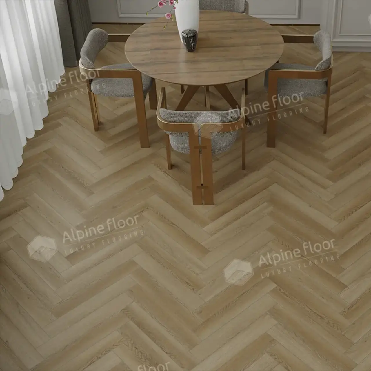 Кварцвинил Alpine Floor Parquet LVT Eco 16-28 Дуб Поллукс