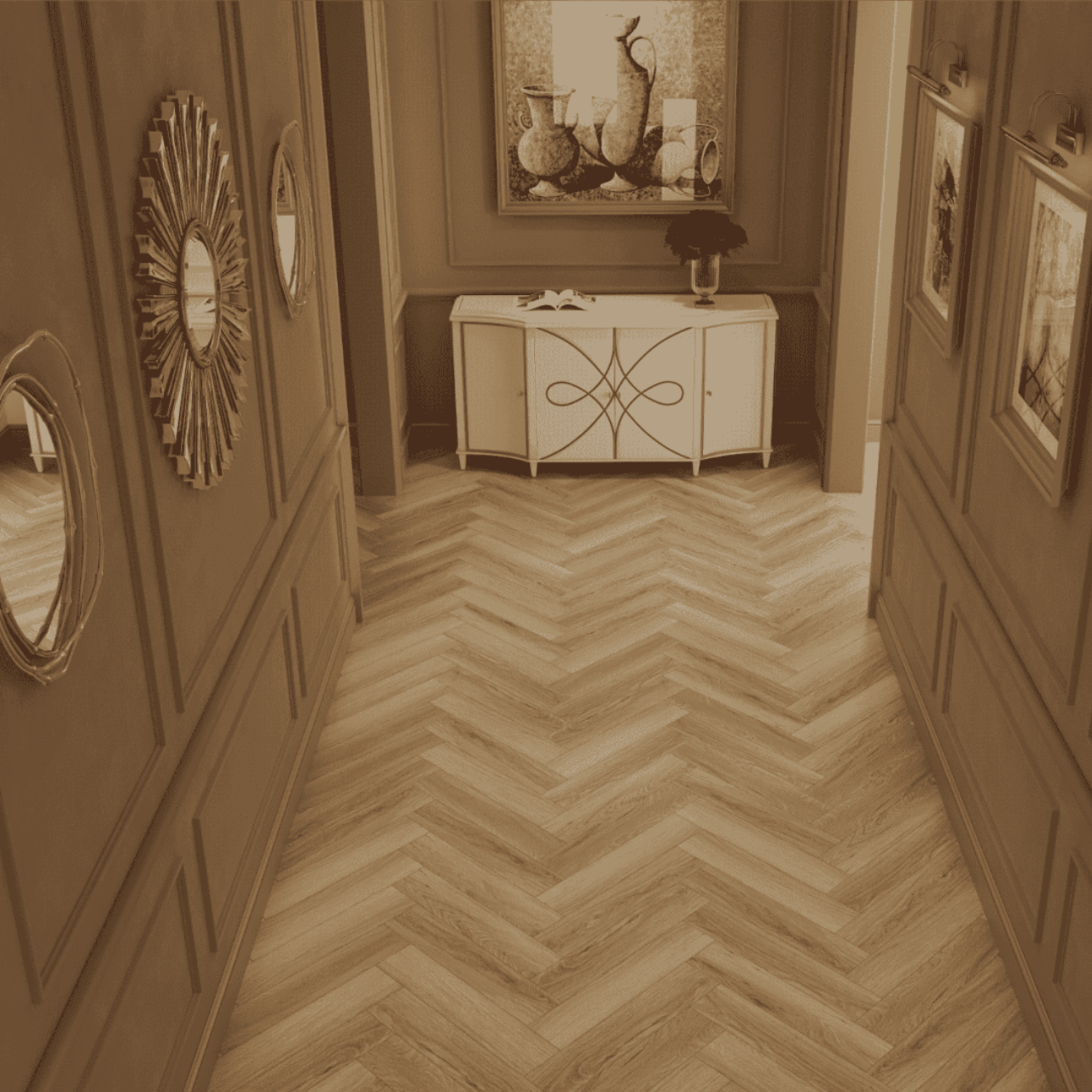 Ламинат Norland Herringbone Elegant LF303-38 Дуб Тинос