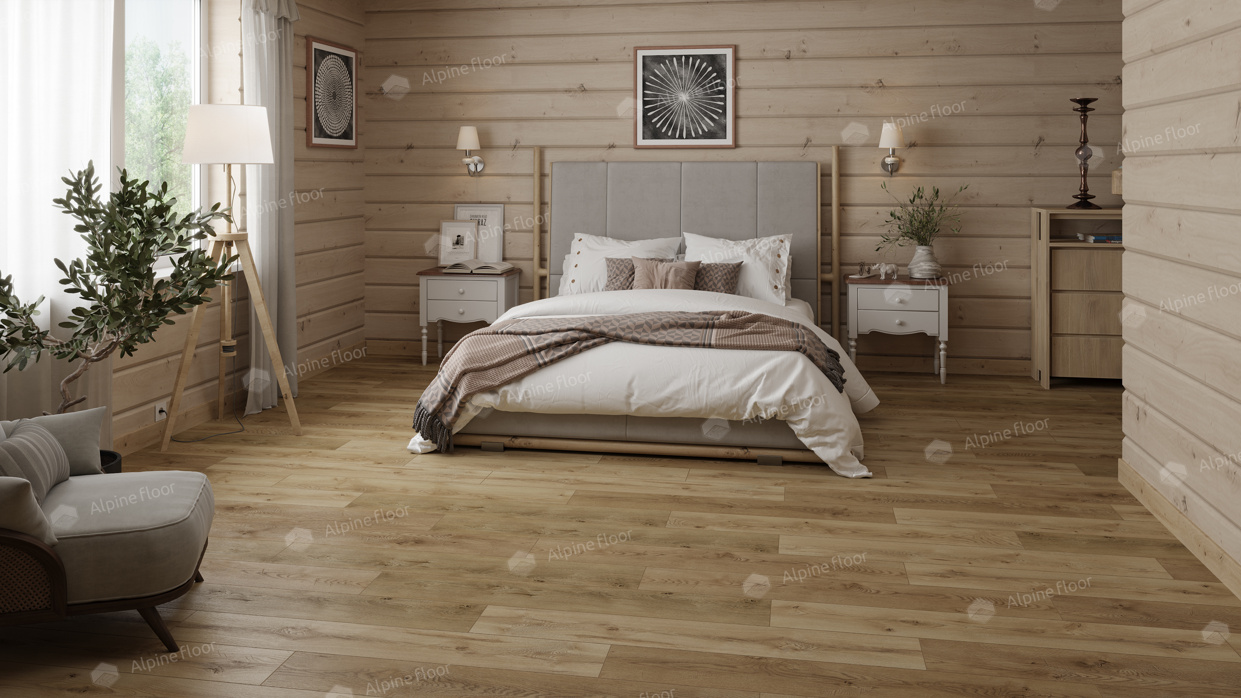 Ламинат AlpineFloor Aqua Life LF103-09 Дуб Стокгольм