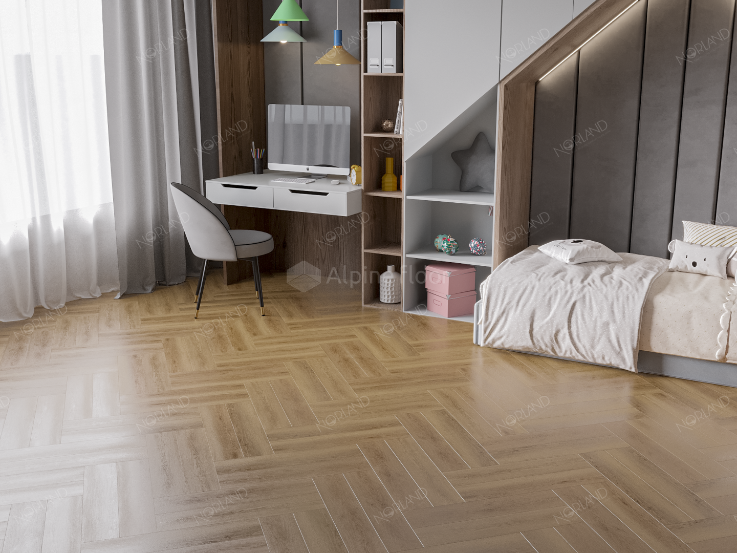 Кварцвинил Norland Lagom Parquet Spc 1033-11 Helig