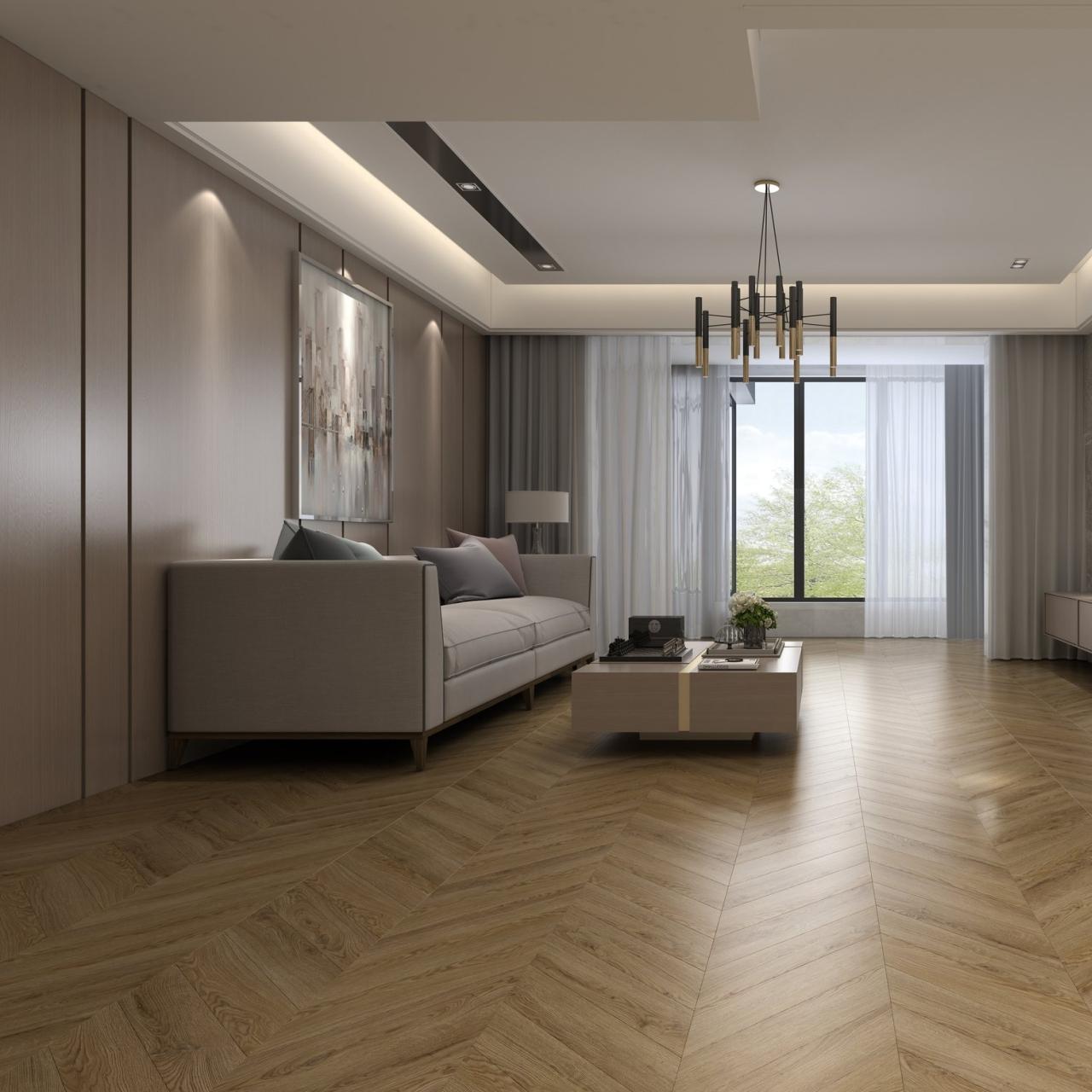 Кварцвинил Damy Floor Chevron LVT DF04-Ch-LVT Лувр
