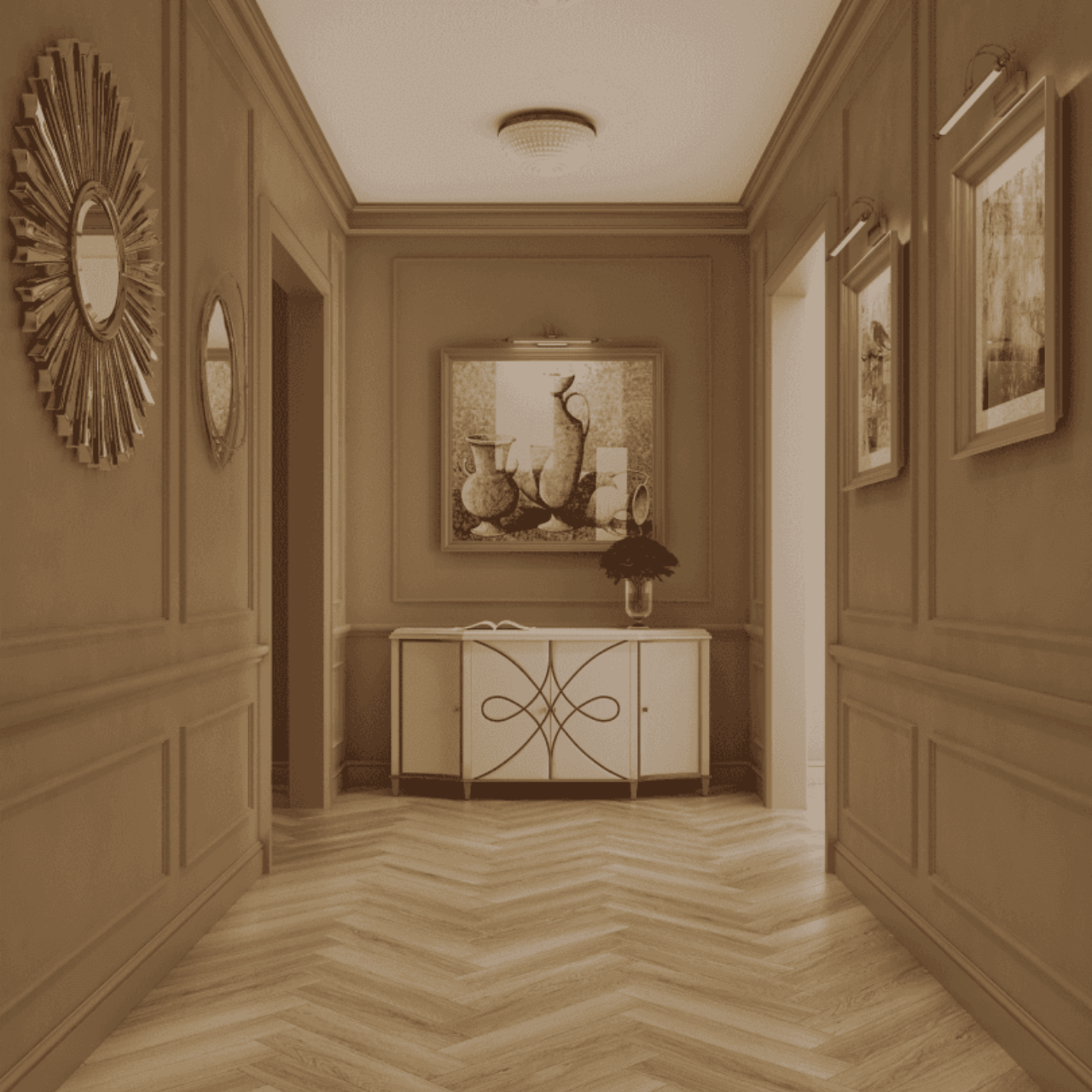 Ламинат Norland Herringbone Elegant Strong LF304-38 Дуб Тинос