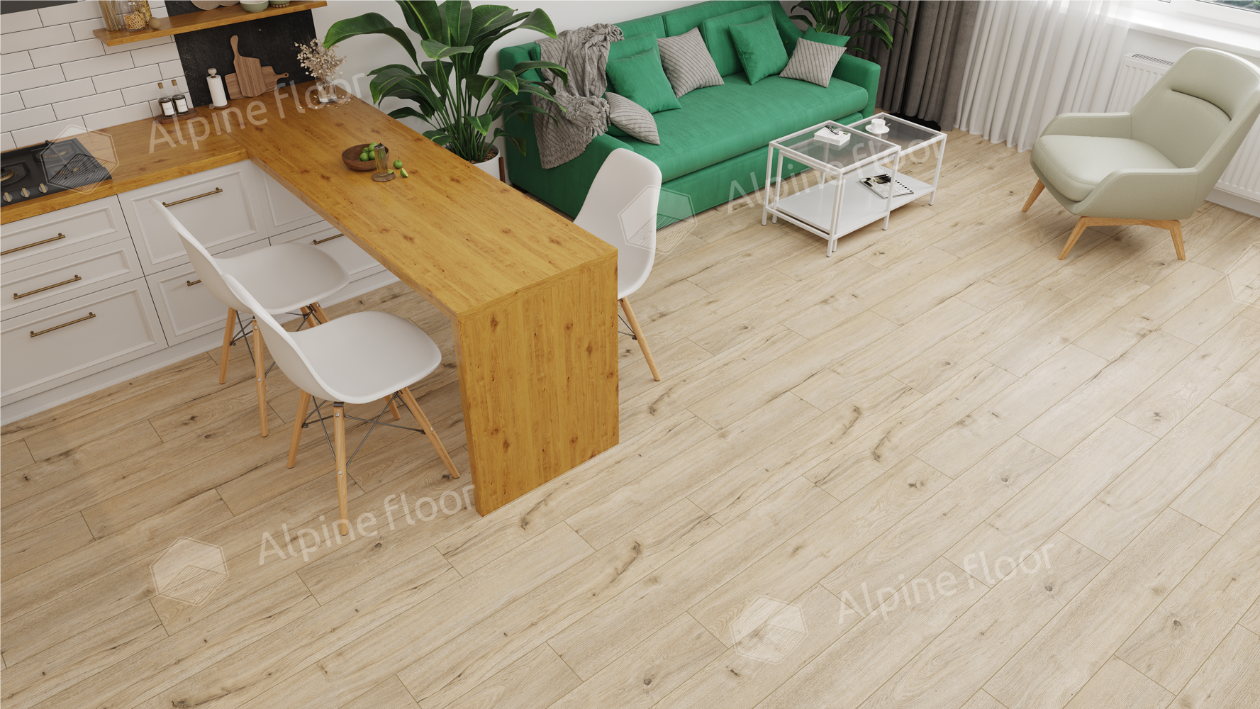 Ламинат AlpineFloor Intensity LF101-02 Дуб Салерно