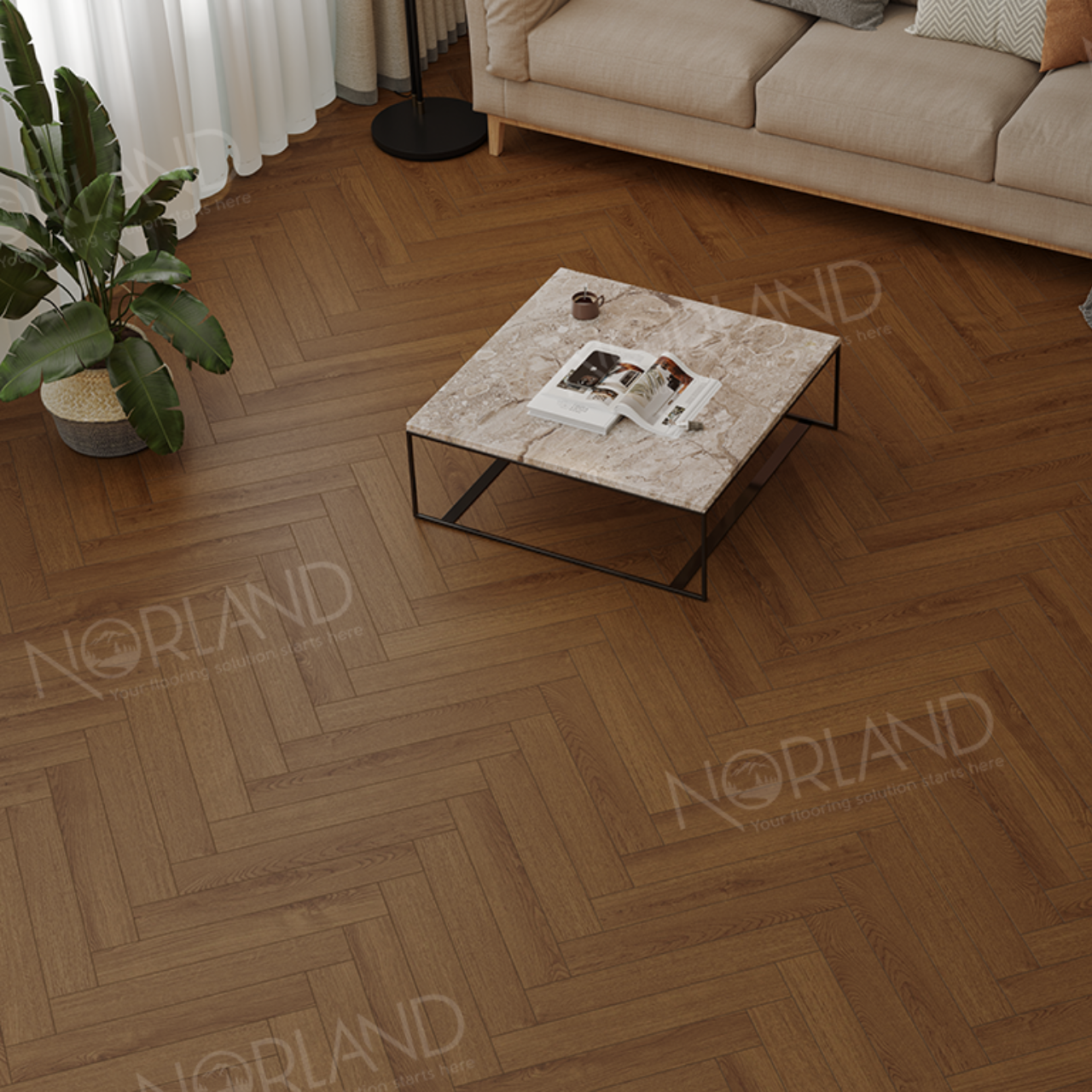 Ламинат Norland Herringbone Elegant 10 LF306-20 Дуб Этна