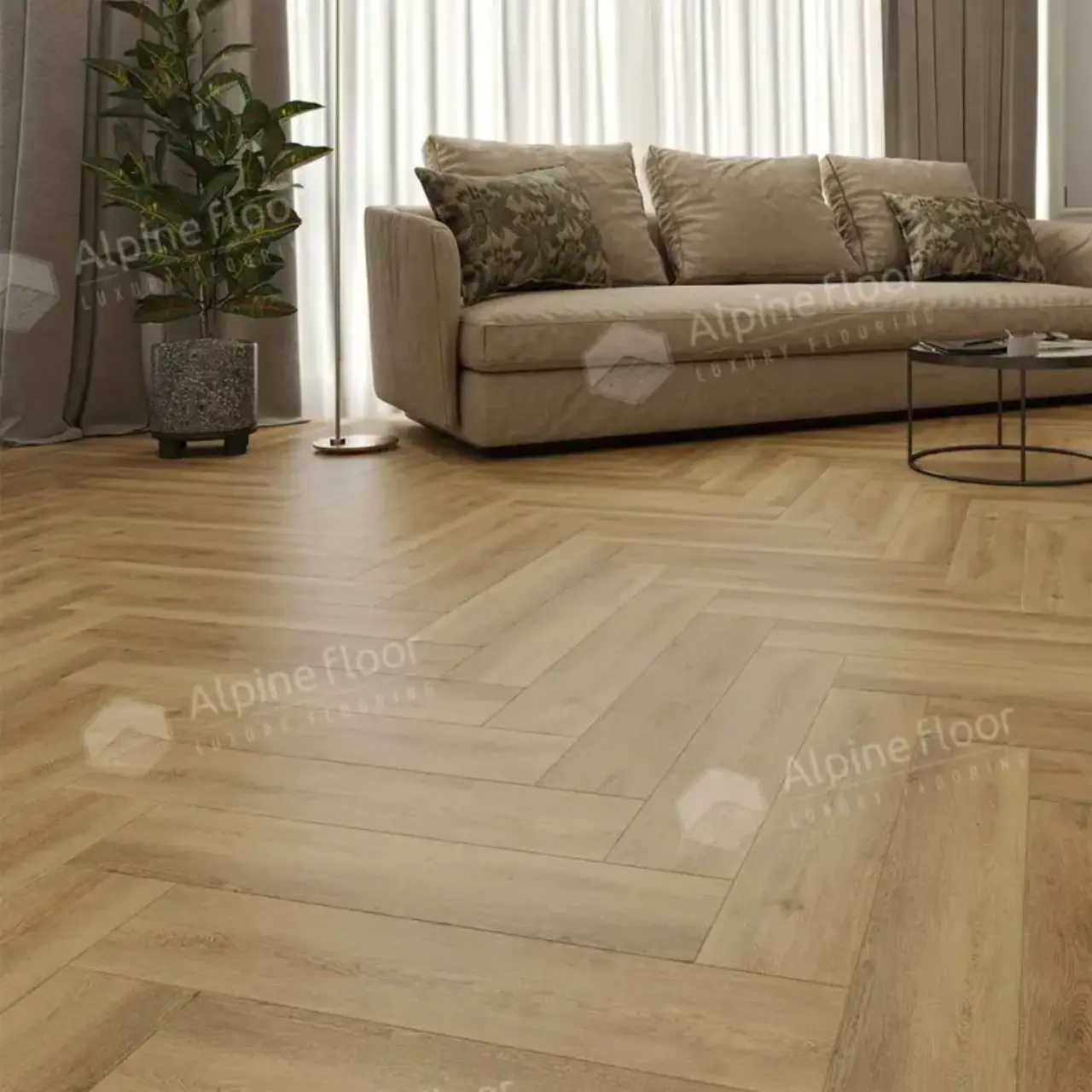 Кварцвинил Alpine Floor Parquet LVT Eco 16-30 Дуб Буна