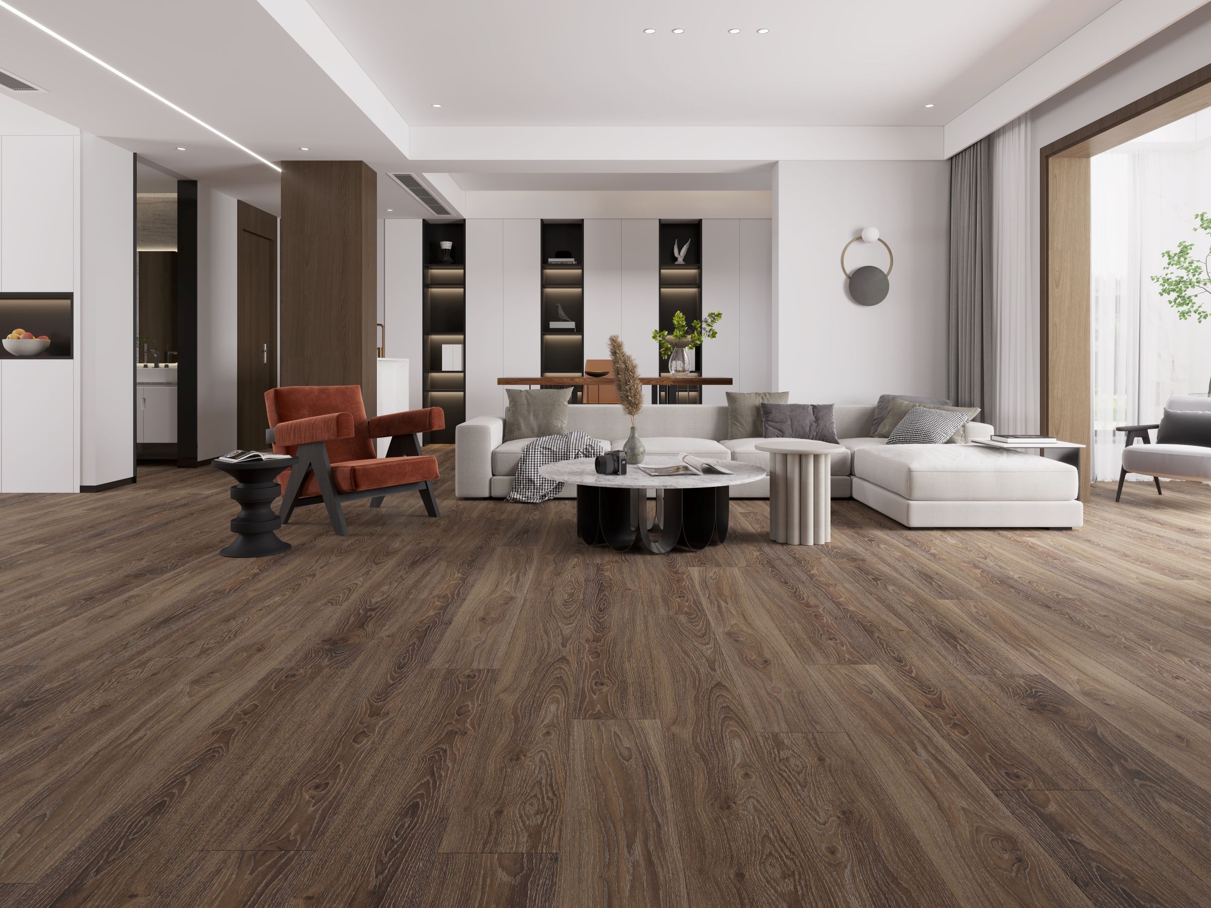 Кварцвинил AceFloor Ace Home Collection 3742-8 Дуб Бронза