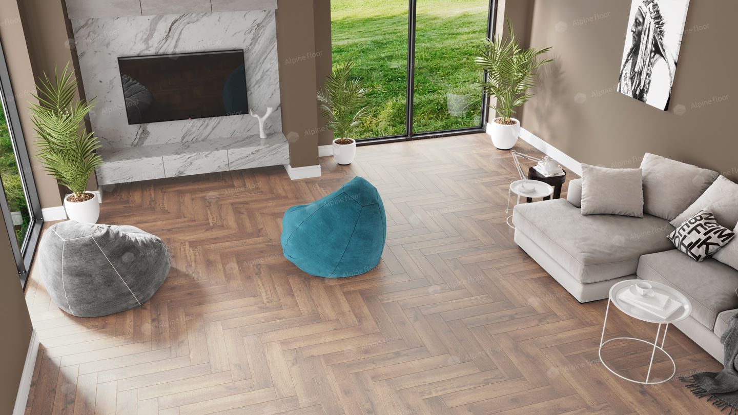 Кварцвинил Alpine Floor Parquet Light Еco 13-2 Дуб Royal