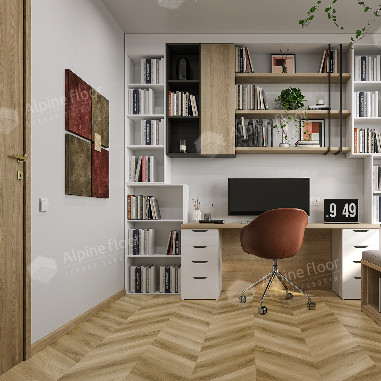 Кварцвинил Alpine Floor Chevron Alpine Eco 18-17 Grazioso