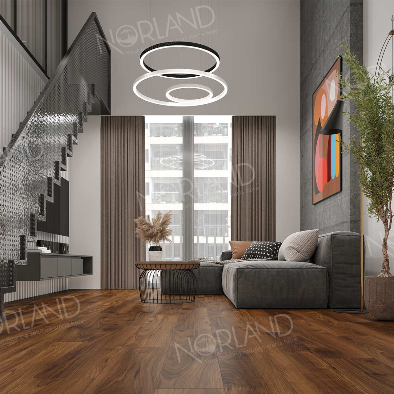 Ламинат Norland Elegant Strong LF302-19 Орех Кипр