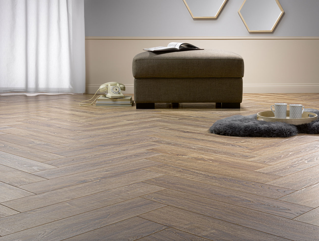 Ламинат Homflor Herringbone 12 BR 622 Balearic Oak