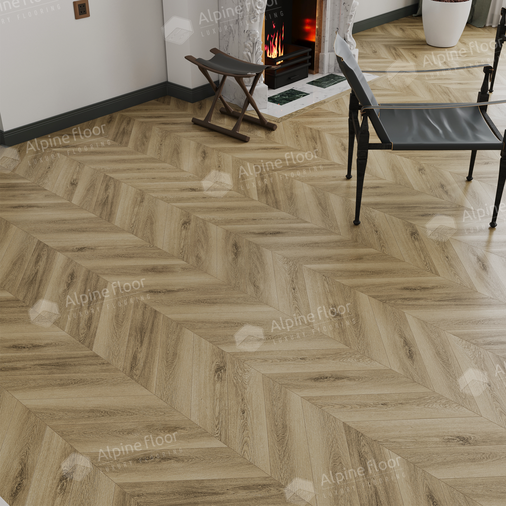 Кварцвинил Alpine Floor Chevron Alpine Eco 18-14 Вайпуа