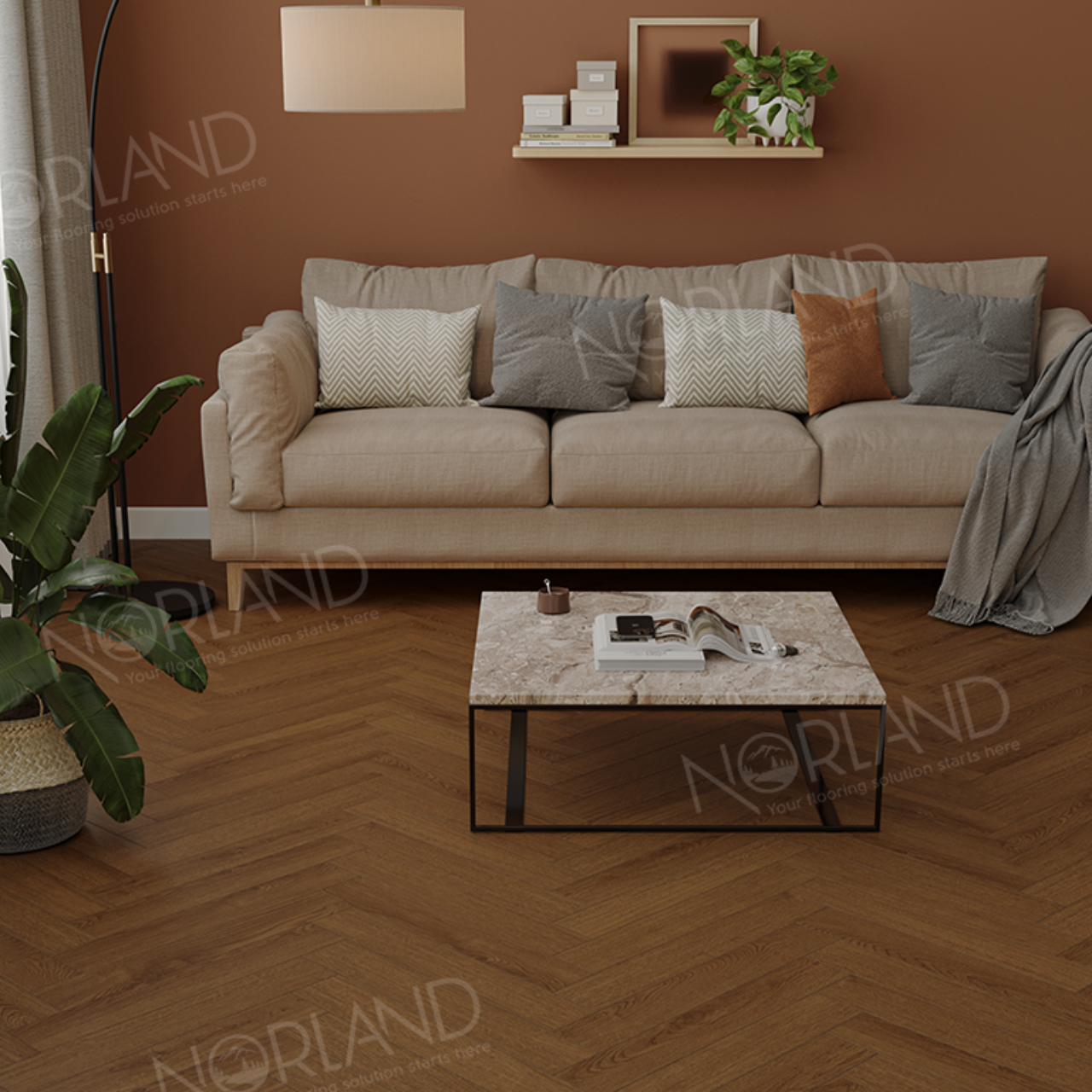 Ламинат Norland Herringbone Elegant 10 LF306-20 Дуб Этна