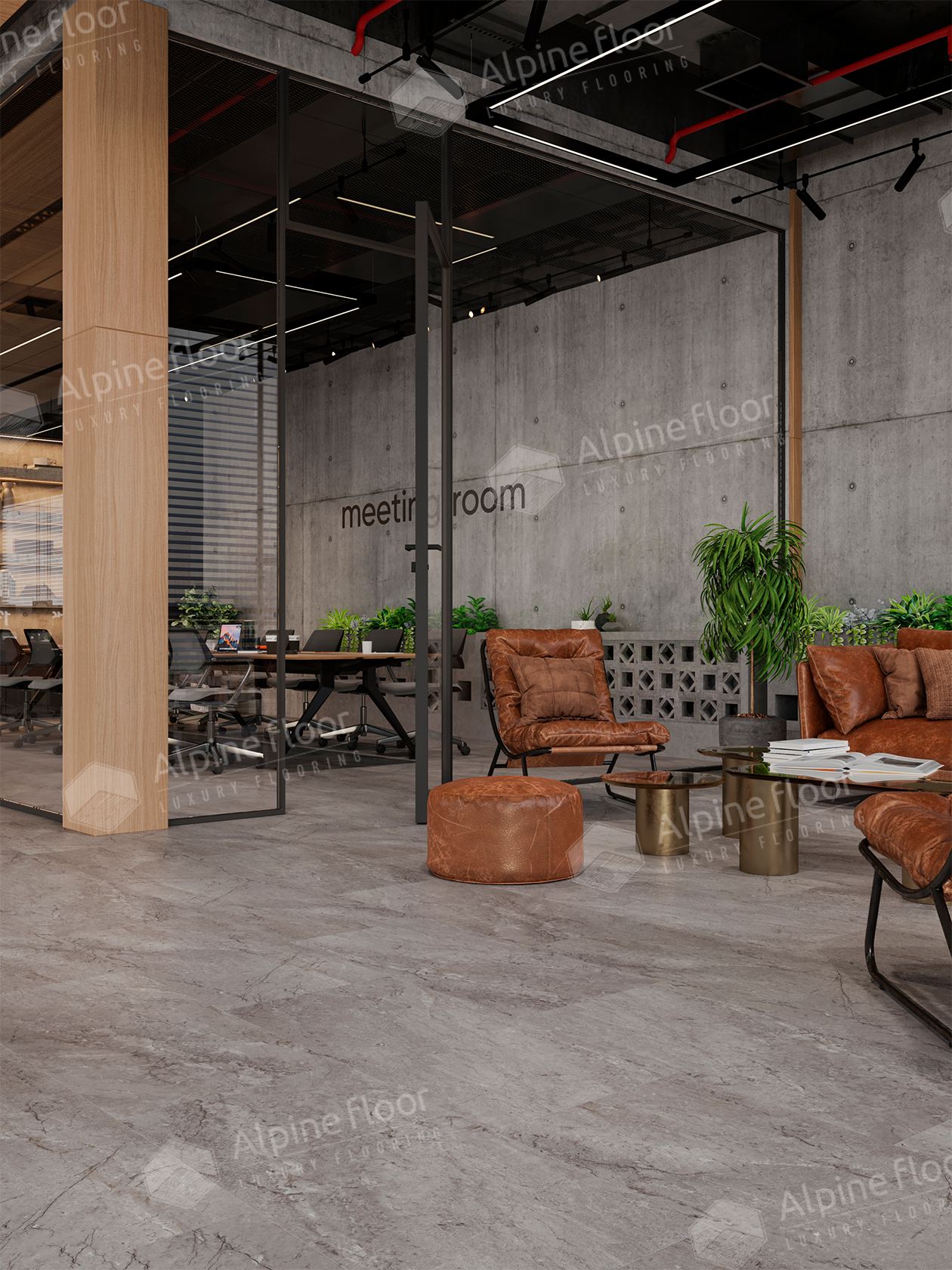 Кварцвинил Alpine Floor Stone Premium LVT ECO 26-6 Барбо