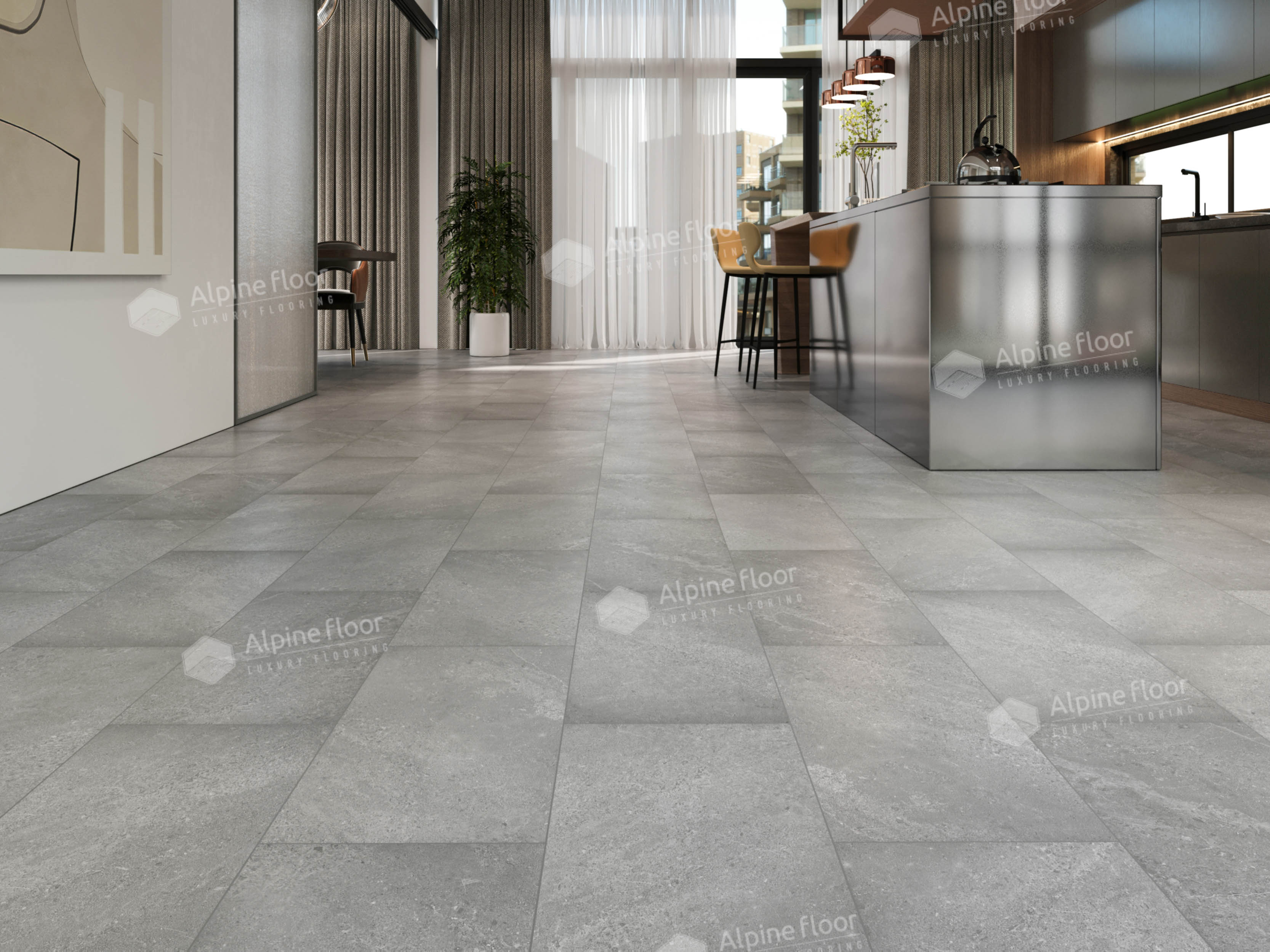 Кварцвинил Alpine Floor Stone Mineral Core Еco 4-14 Блайд