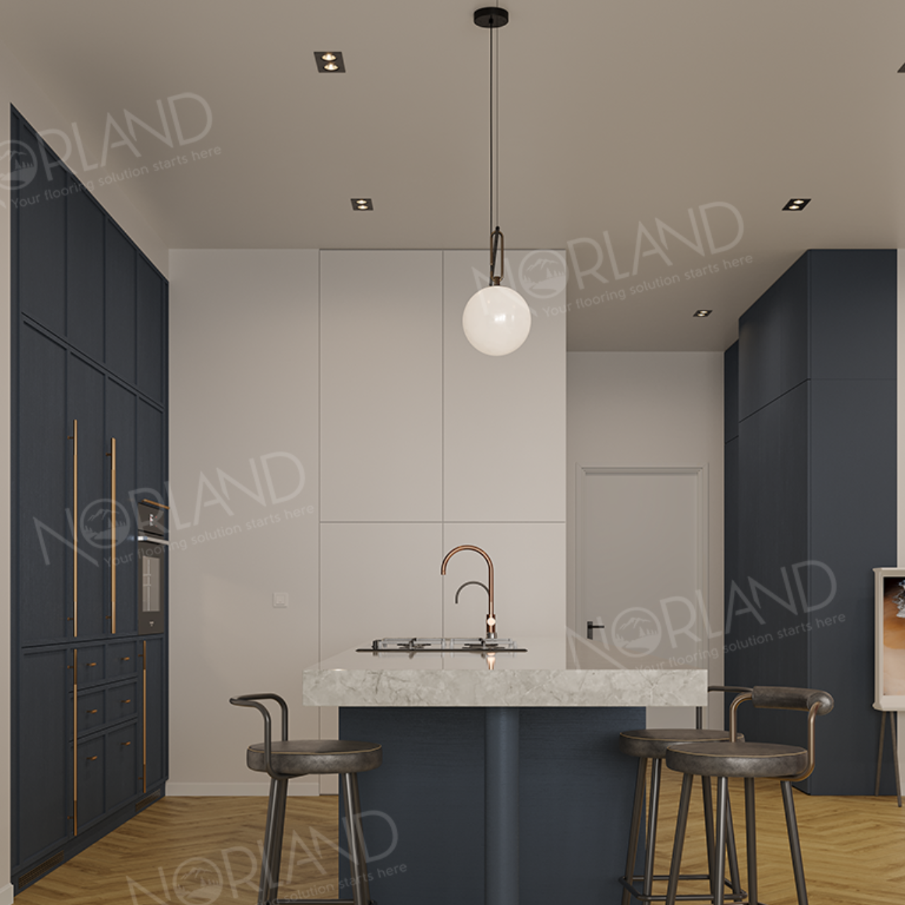 Ламинат Norland Herringbone Elegant LF303-17 Дуб Фанэн