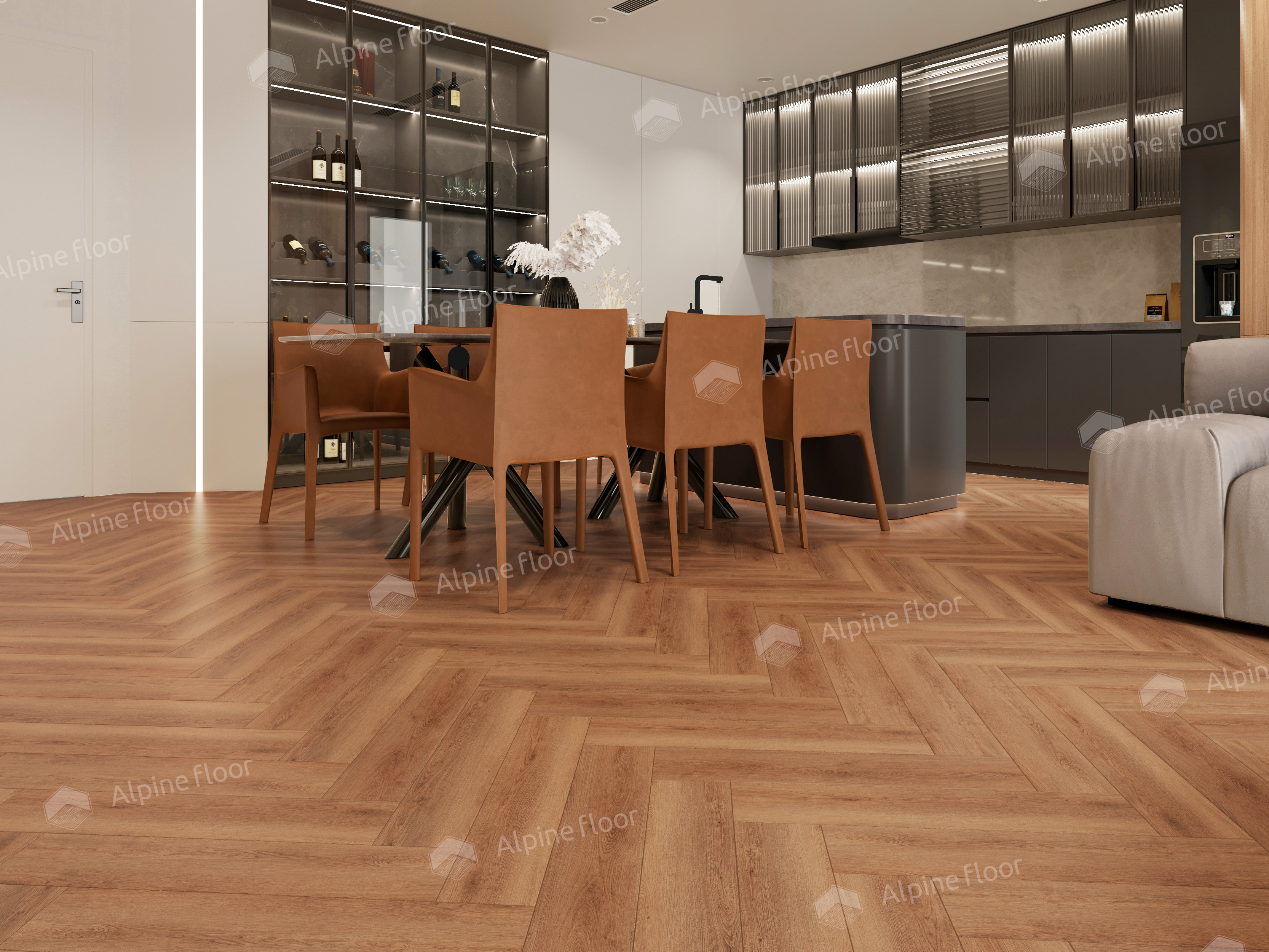 Кварцвинил Alpine Floor Parquet Light Еco 13-31 Дуб Капелла