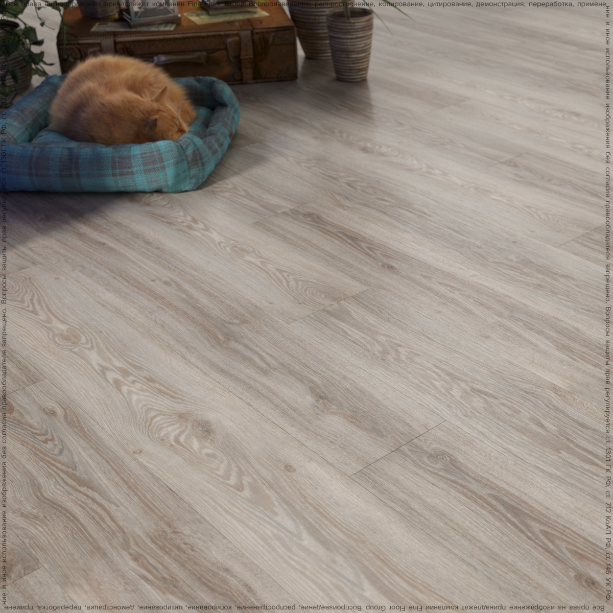 Кварцвинил Fine Floor Wood FF-1514 Дуб Шер