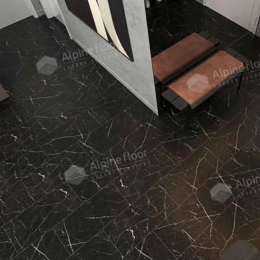 Кварцвинил Alpine Floor Light Stone Eco 15-21 Неро
