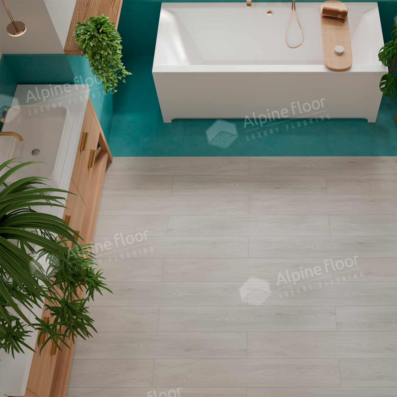 Кварцвинил Alpine Floor Grand Sequoia 5 мм Еco 11-208 Атланта