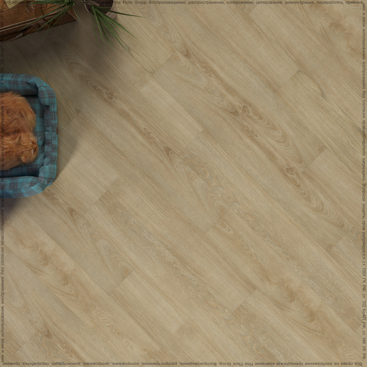 Кварцвинил Fine Floor Wood FF-1537 Дуб Лиенц