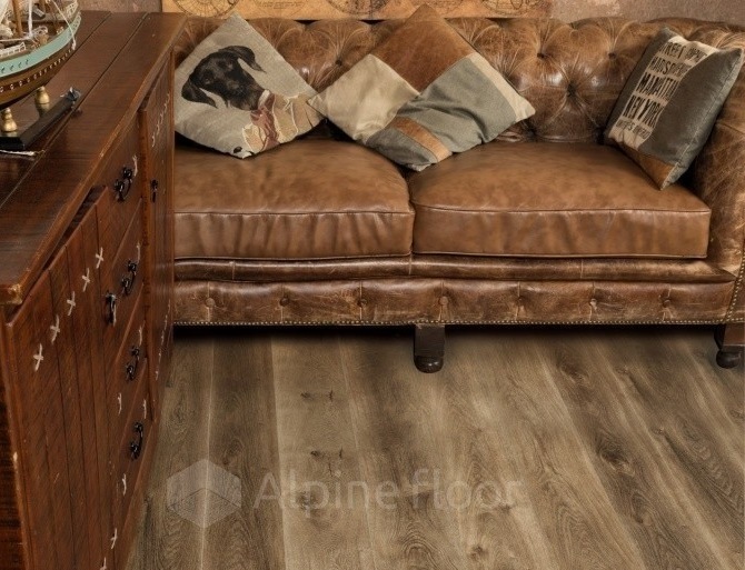 Кварцвинил Alpine Floor Premium XL Еco 7-9 Дуб Коричневый