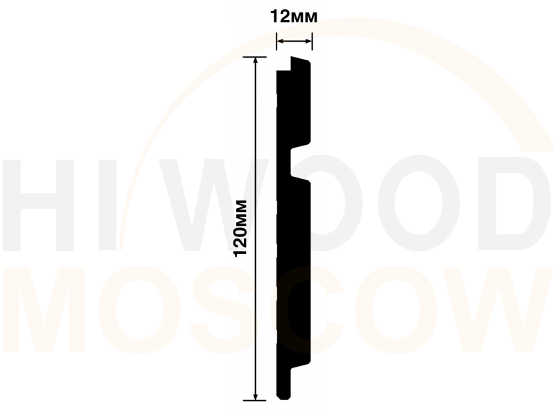 Декоративная панель HIWOOD LV133 BR395K