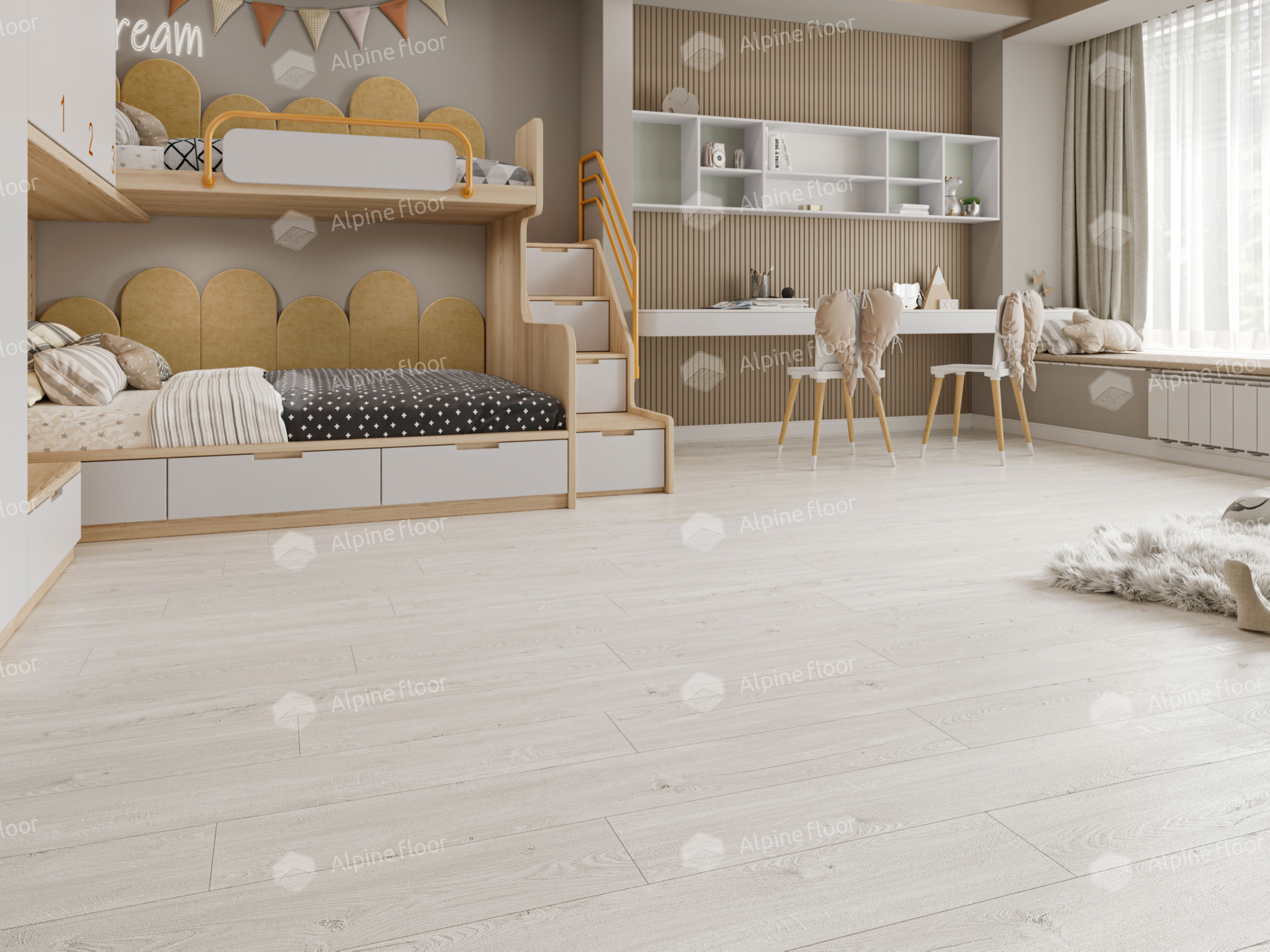 Кварцвинил Alpine Floor Sequoia Spc Еco 6-3 Секвойя Light
