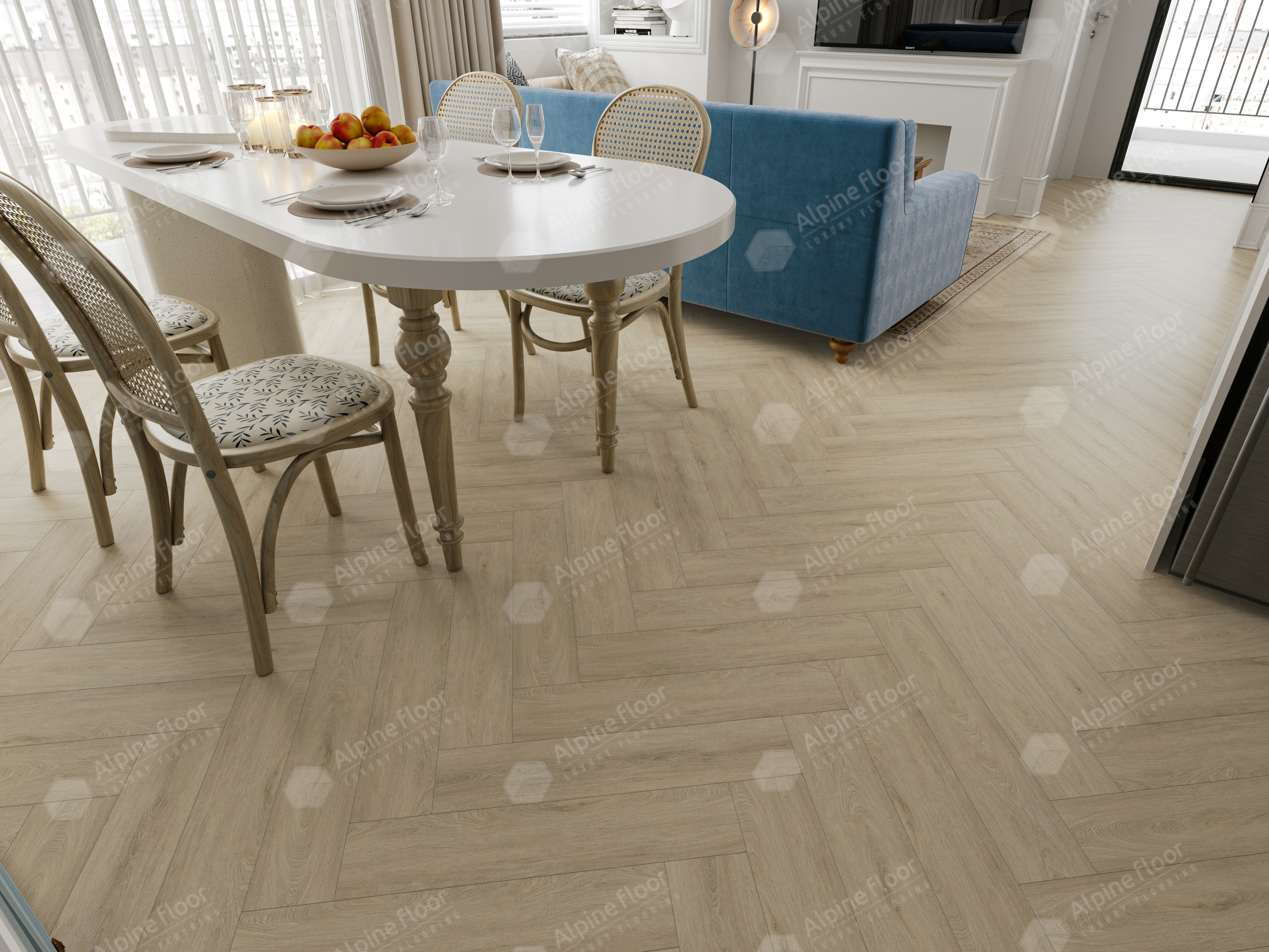 Кварцвинил Alpine Floor Parquet Light Eco 13-25 Дуб Денеб