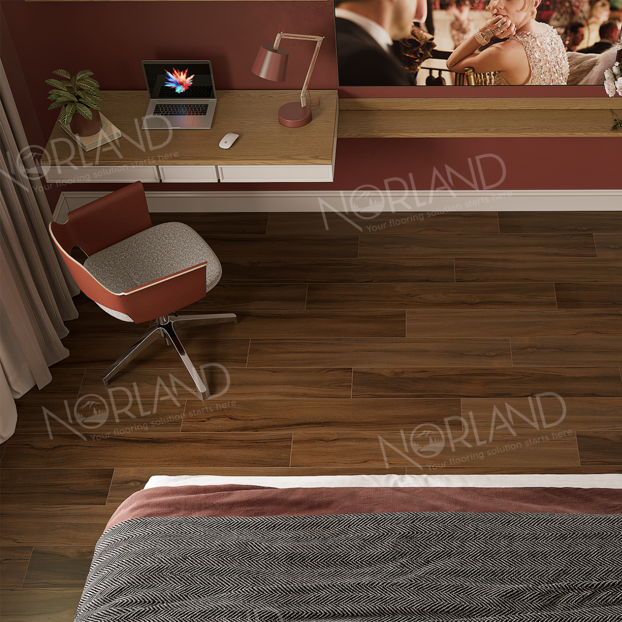 Ламинат Norland Elegant LF301-21 Орех Инис