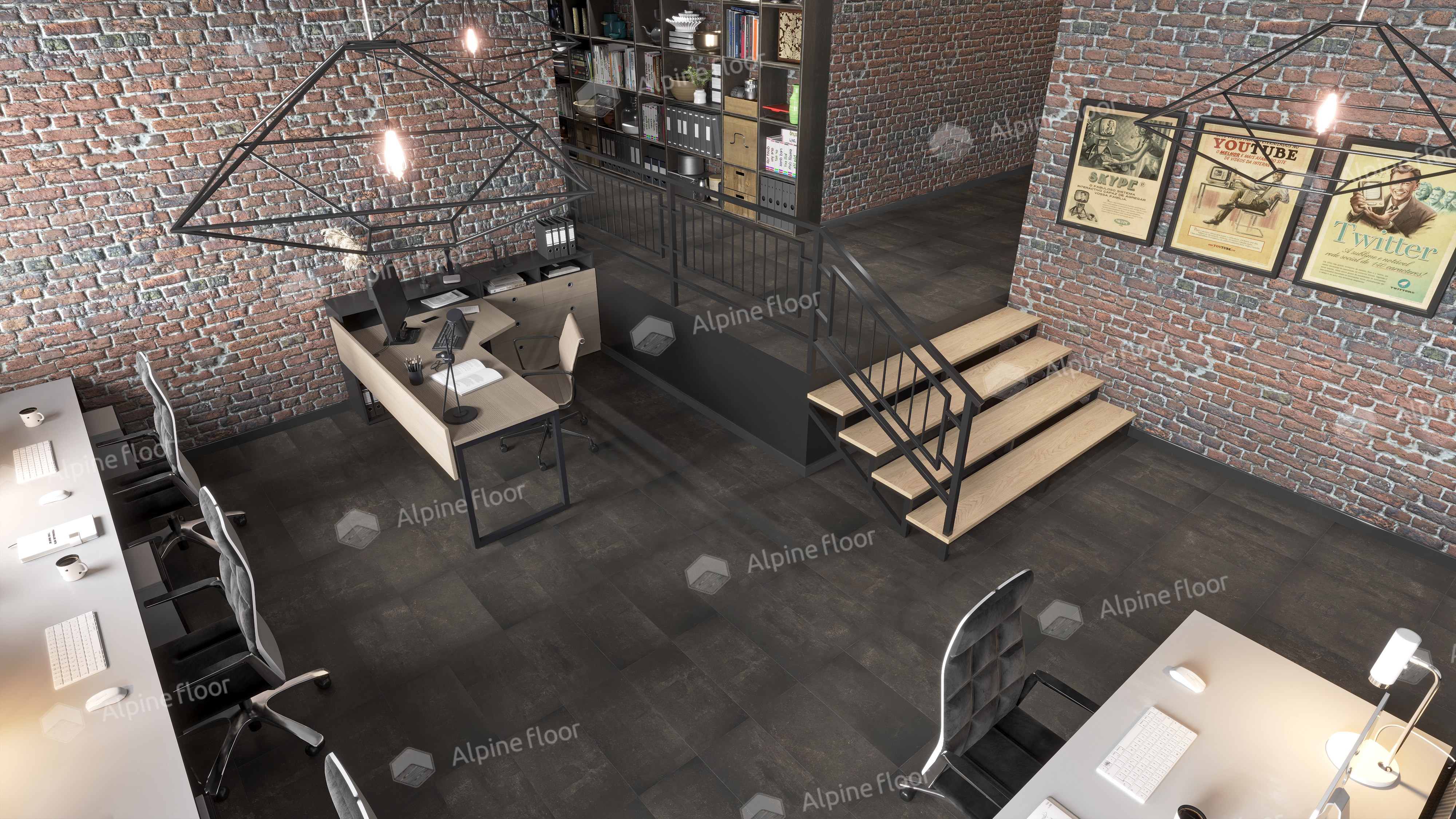 Кварцвинил Alpine Floor Stone Mineral Core Еco 4-11 Ларнака