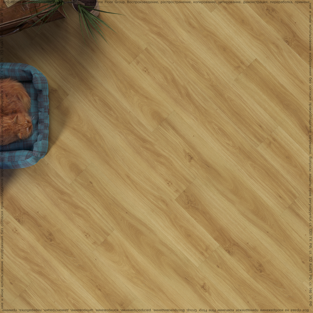 Кварцвинил Fine Floor Wood FF-1509 Дуб Орхус
