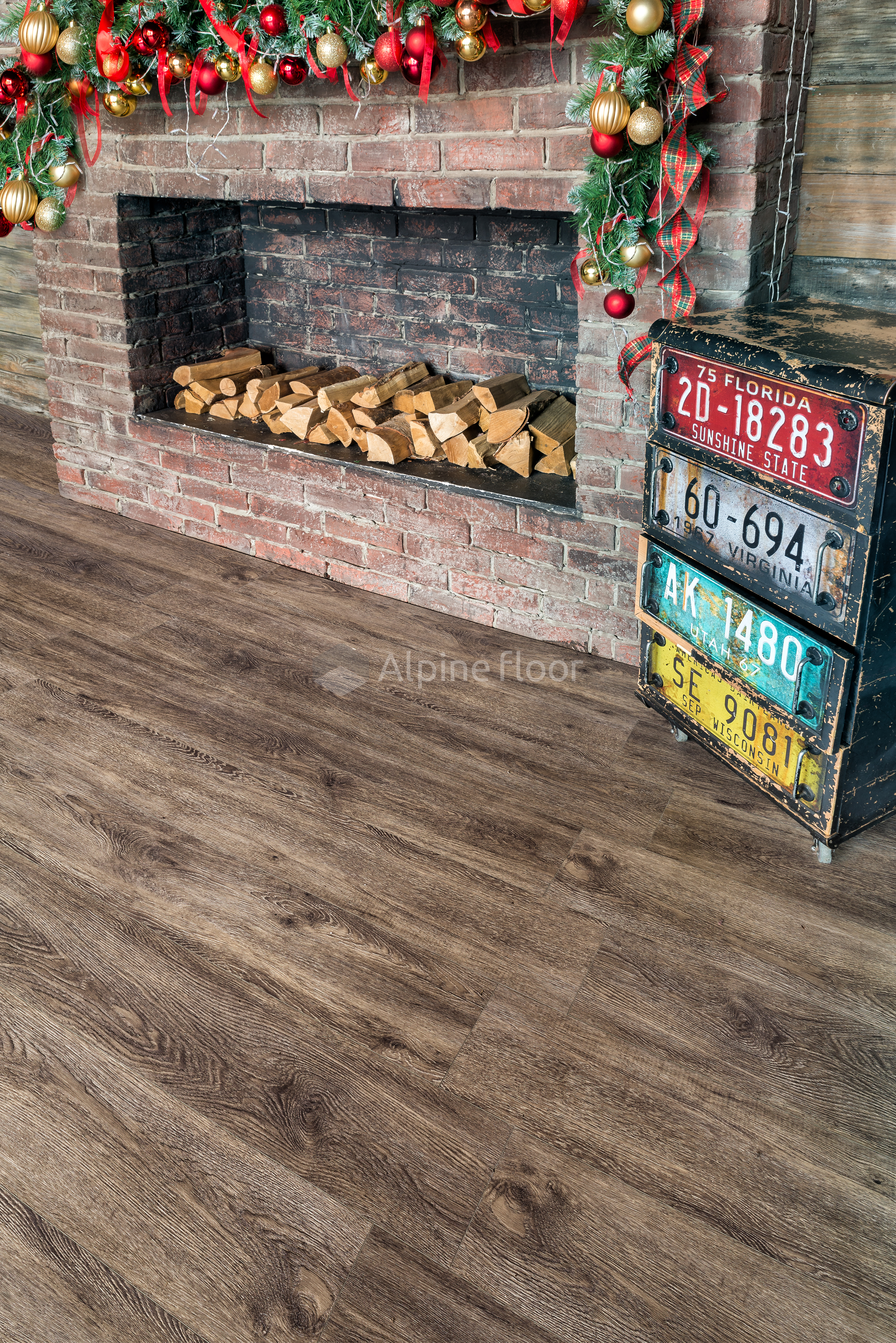 Кварцвинил Alpine Floor Grand Sequoia Superior ABA Eco 11-803 Венге Грей