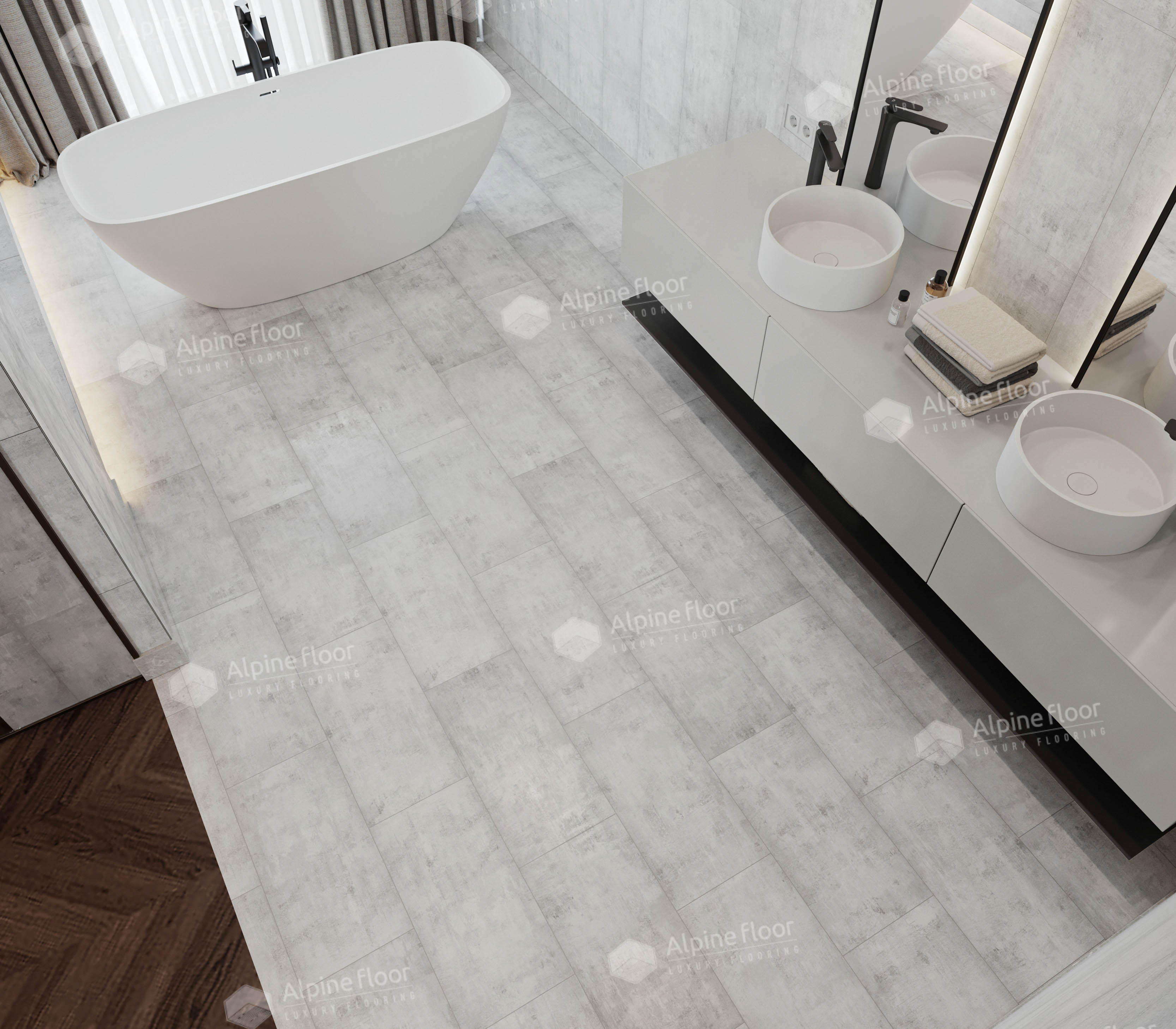 Кварцвинил Alpine Floor Stone Mineral Core Еco 4-18 Сумидеро