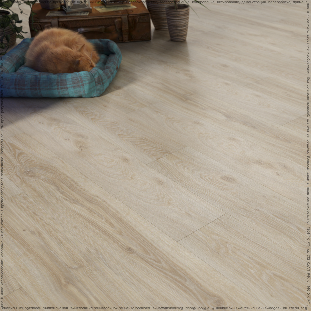 Кварцвинил Fine Floor Wood FF-1534 Дуб Листаль