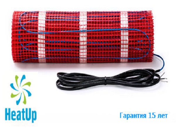 Нагревательный мат HeatUp двужильный 15 м.кв