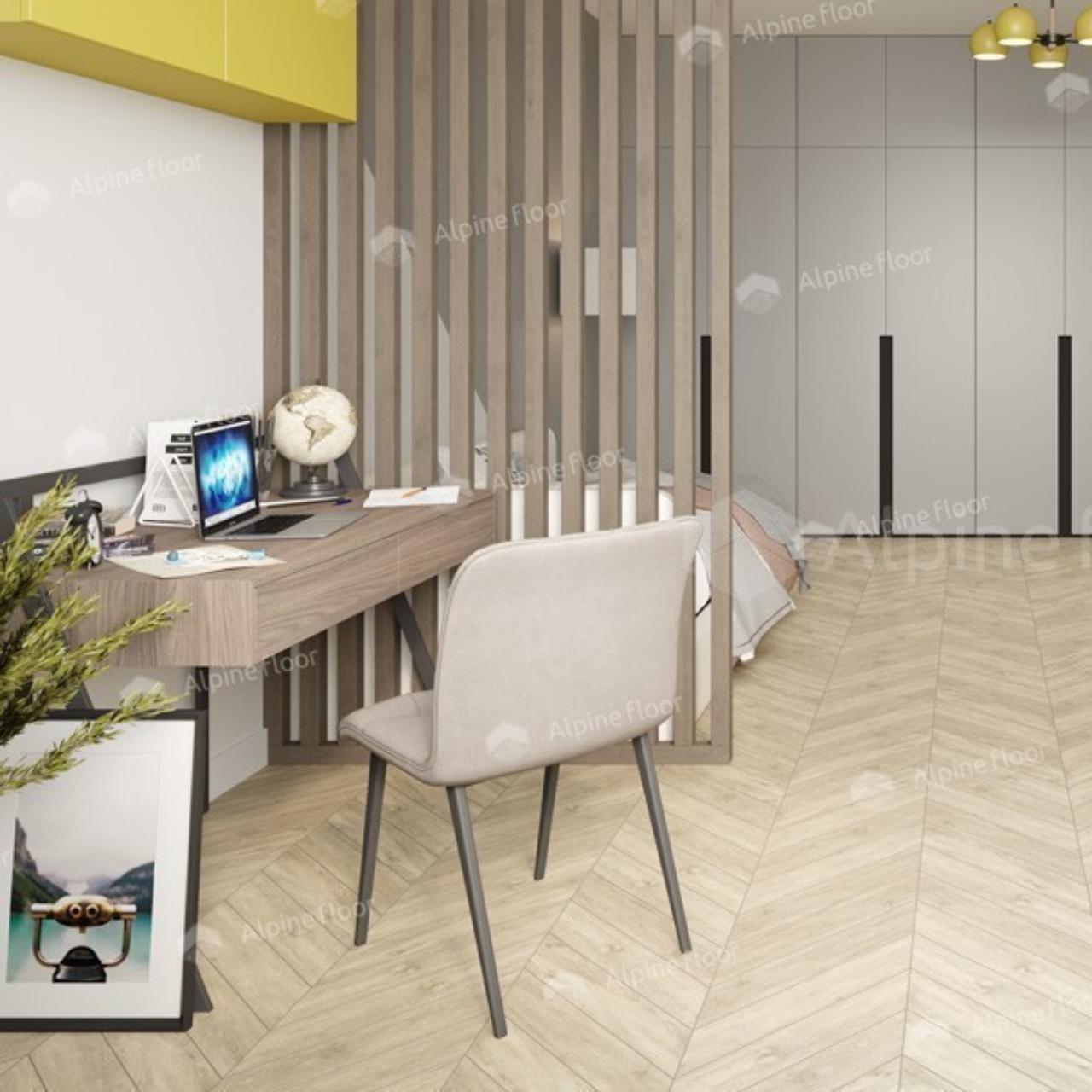 Кварцвинил Alpine Floor Chevron Alpine Lvt Eco 20-7 Сонома