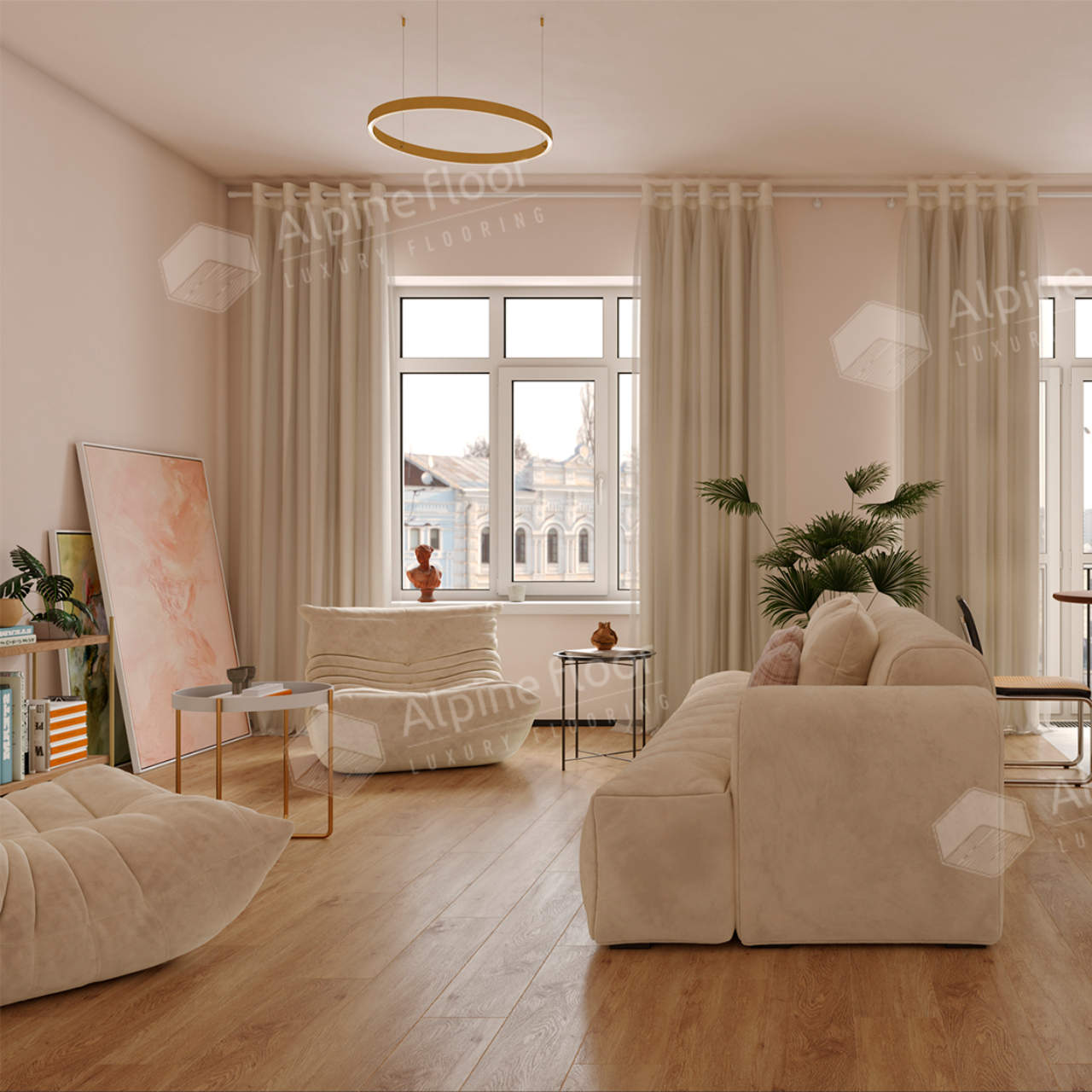 Кварцвинил Alpine Floor Grand Sequoia 5 мм Еco 11-1008 Макадамия