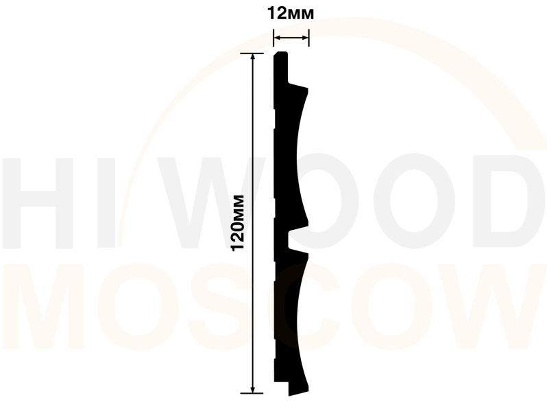Декоративная панель HIWOOD LV125 NP