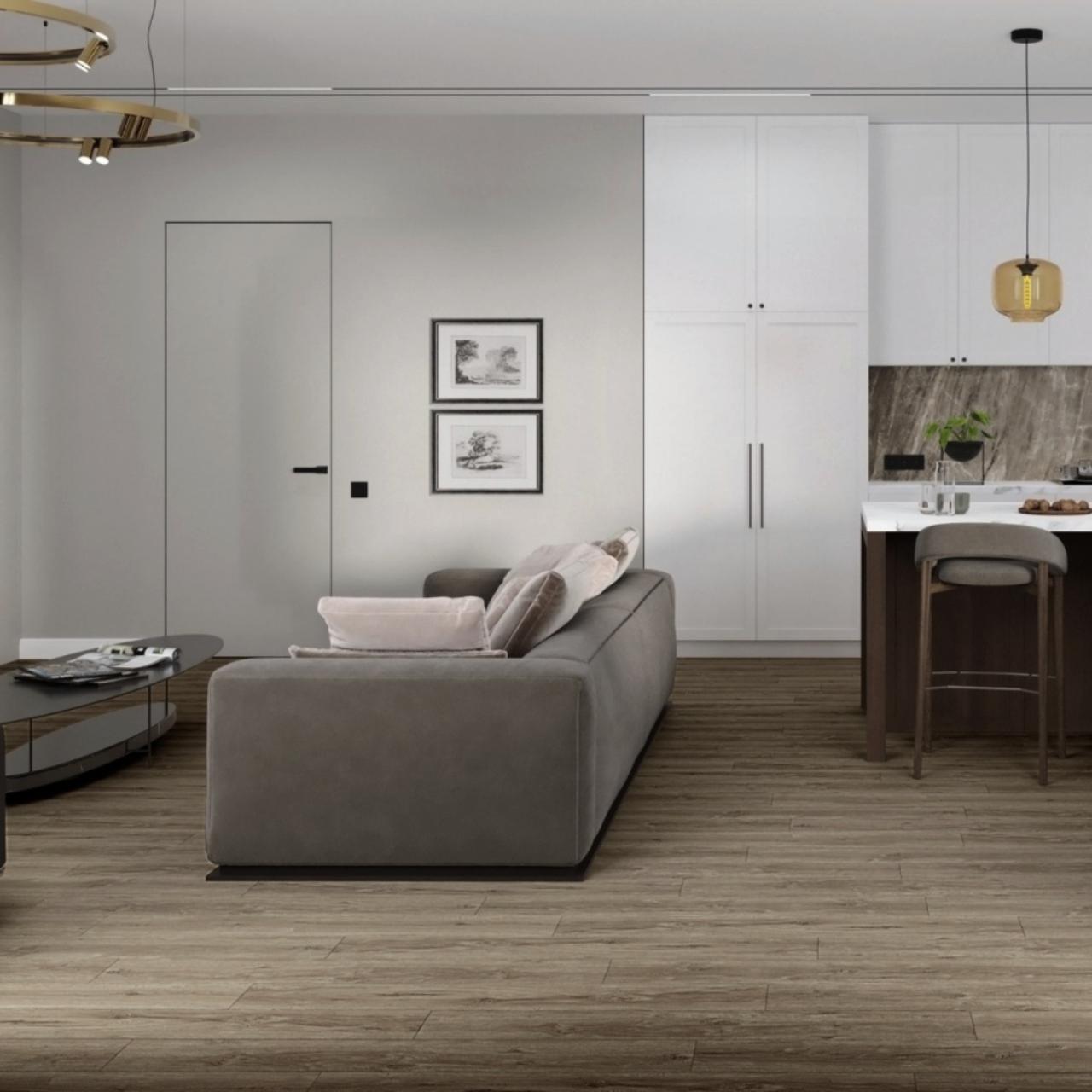 Кварцвинил Damy Floor Family LVT 248-8-LVT Дуб Имбирный