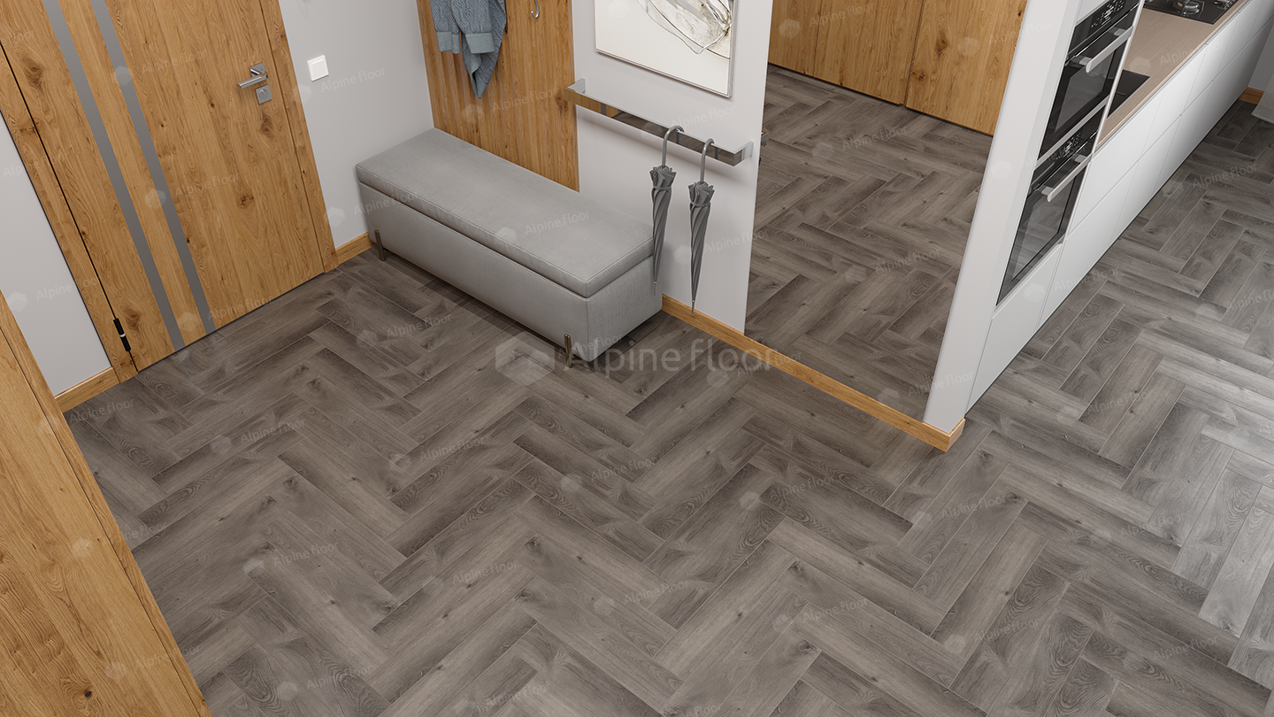 Кварцвинил Alpine Floor Parquet Lvt Eco 16-13 Дуб Мерга