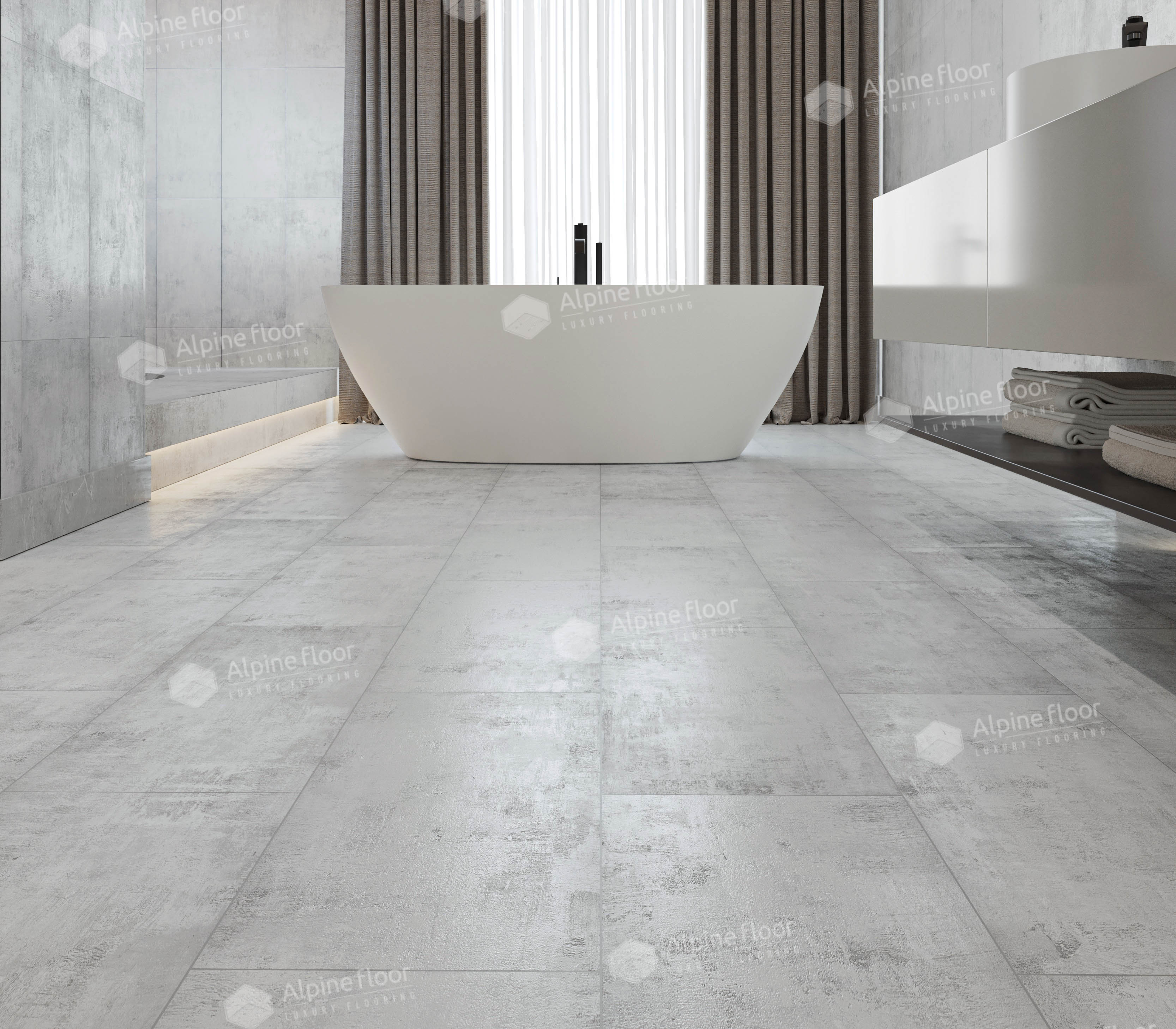 Кварцвинил Alpine Floor Stone Mineral Core Еco 4-18 Сумидеро