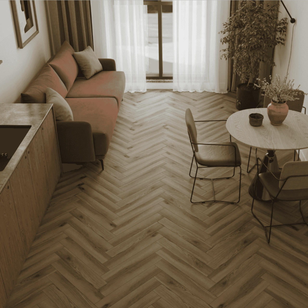 Ламинат Norland Herringbone Elegant Strong LF304-40 Дуб Лира