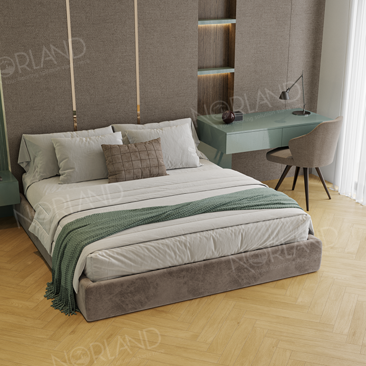 Ламинат Norland Herringbone Elegant LF303-12 Дуб Мальта