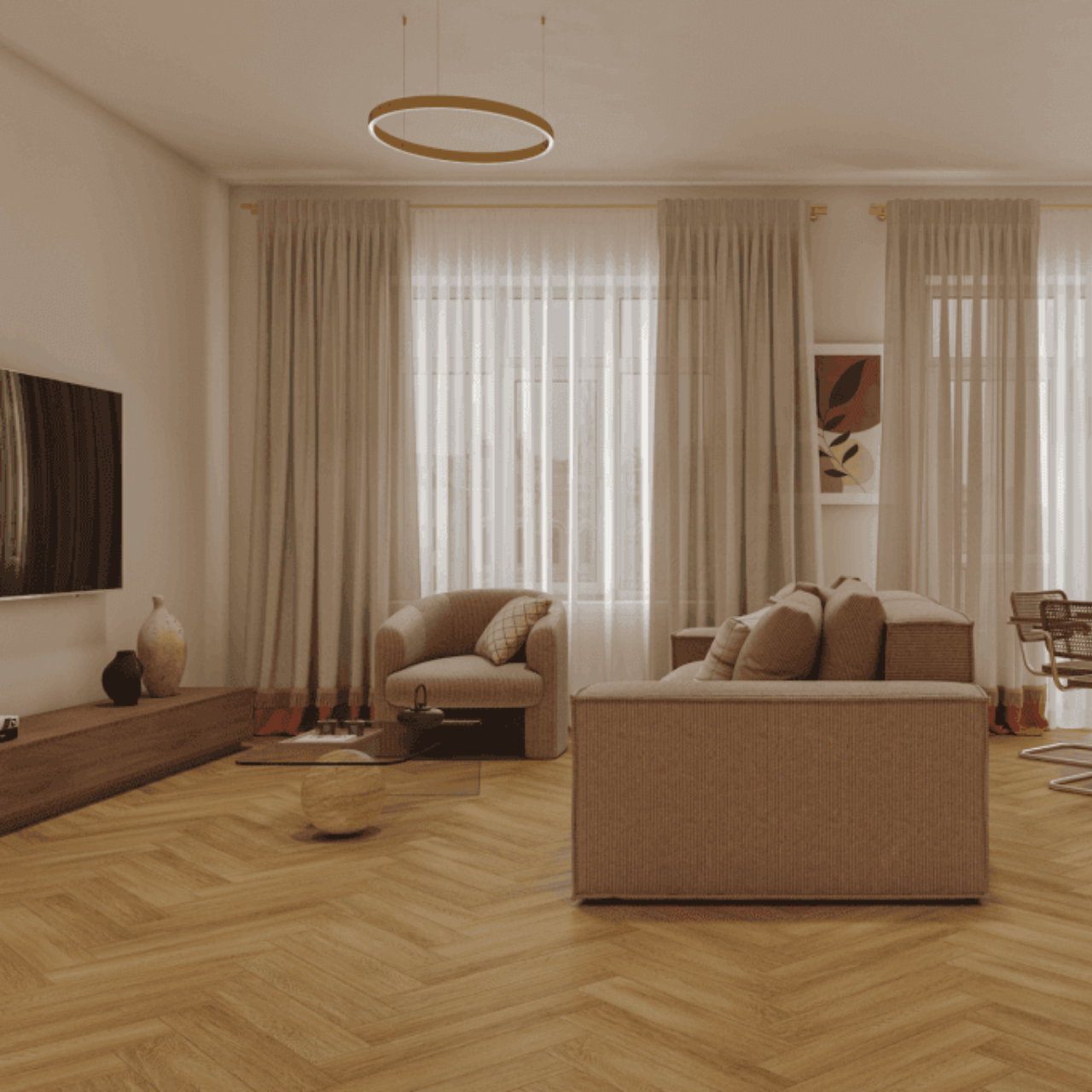 Кварцвинил Norland Parquet S 1055-14 Provence