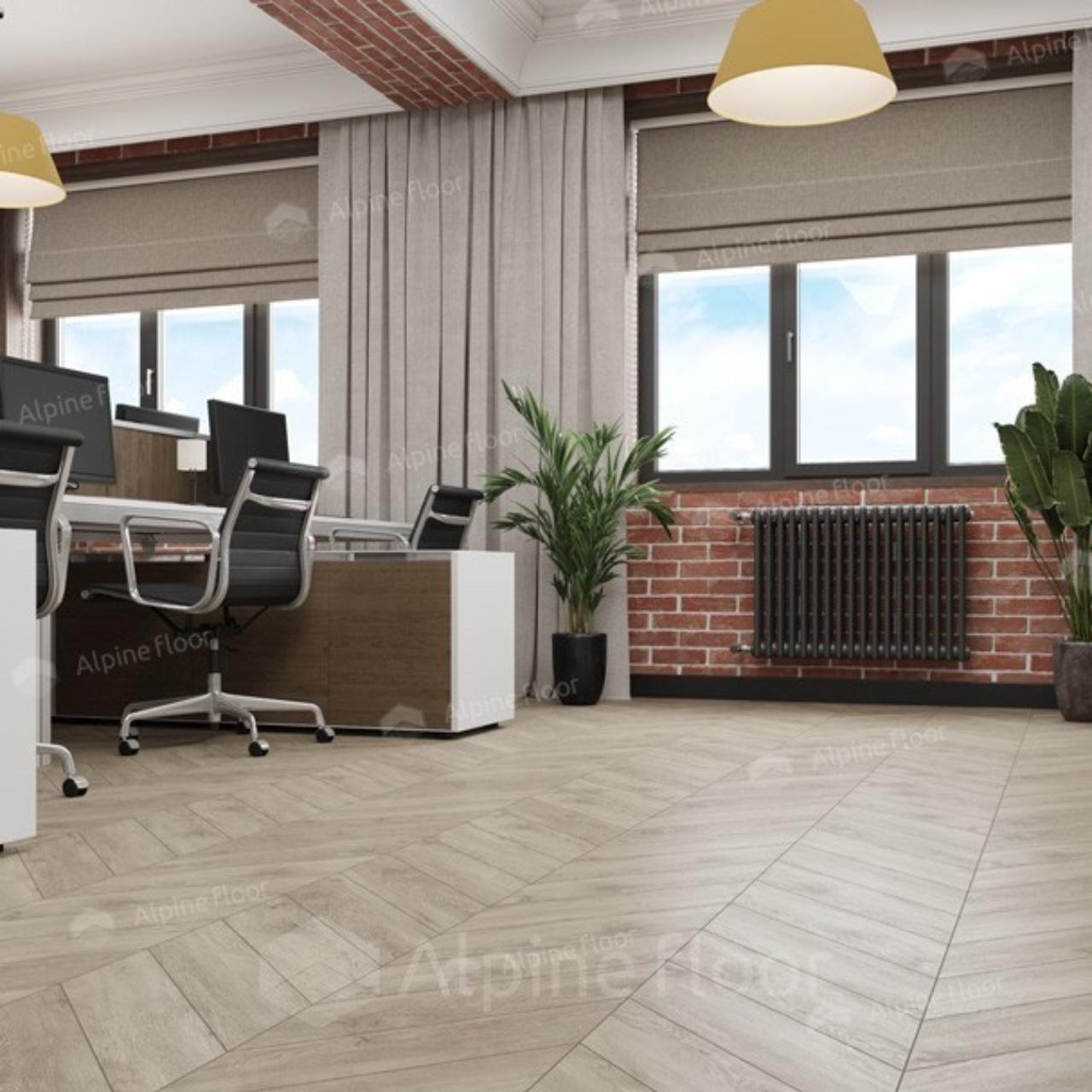 Кварцвинил Alpine Floor Chevron Alpine Lvt Eco 20-11 Карите